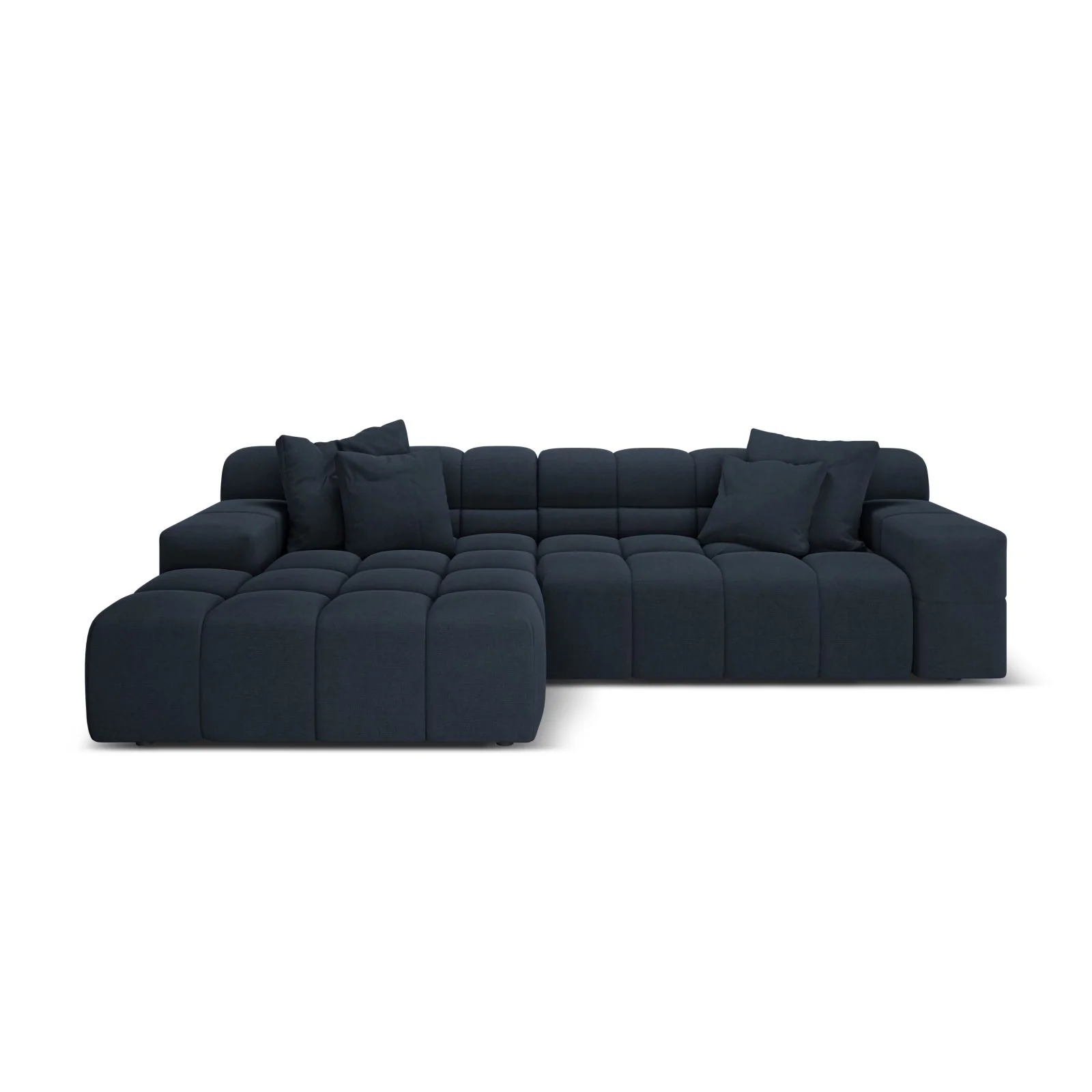 Hawaii 3-Sitzer Ecksofa, Linke Seite, aus Samt oder Strukturstoff, 270x160x75 cm - Image 55