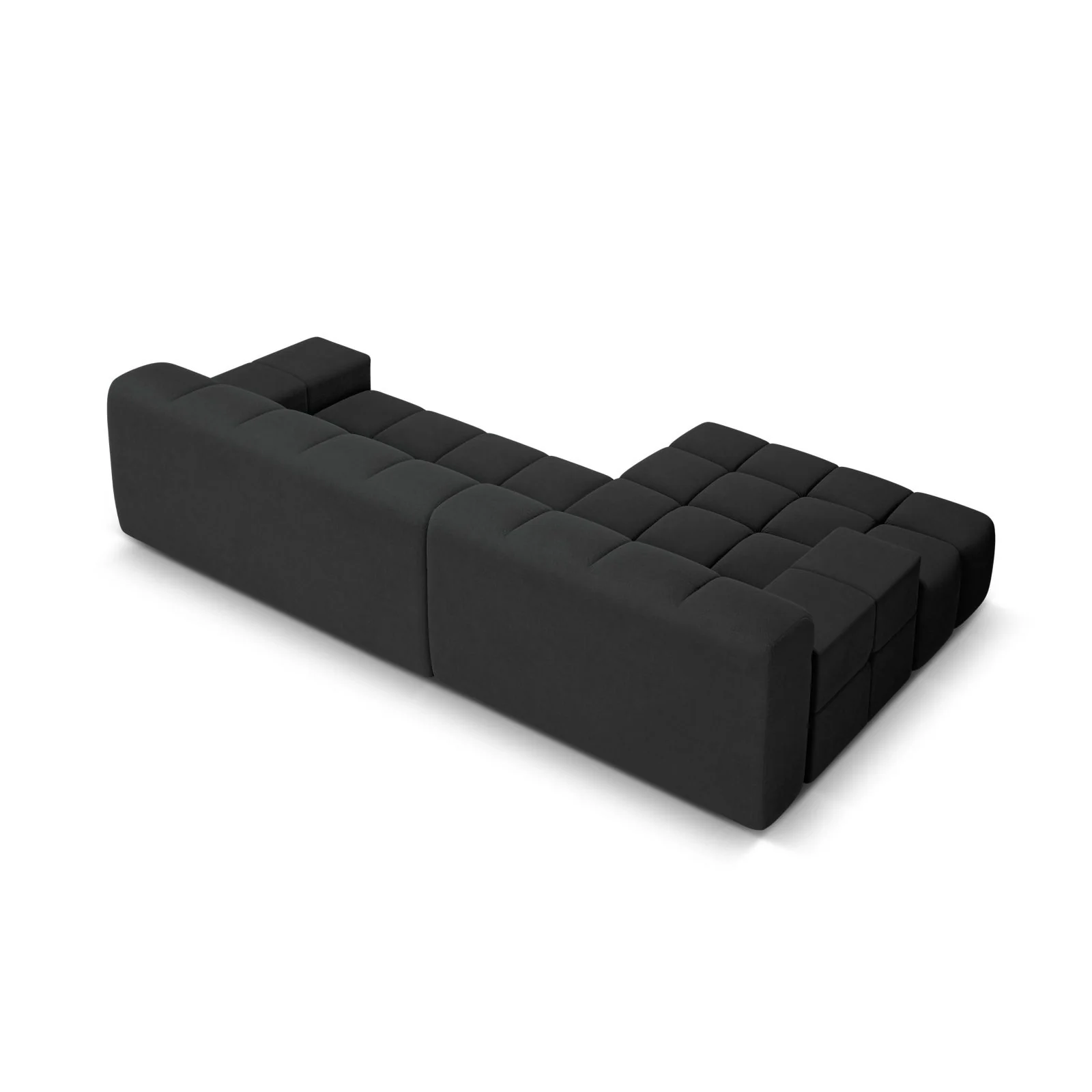 Hawaii 3-Sitzer Ecksofa, Linke Seite, aus Samt oder Strukturstoff, 270x160x75 cm - Image 71