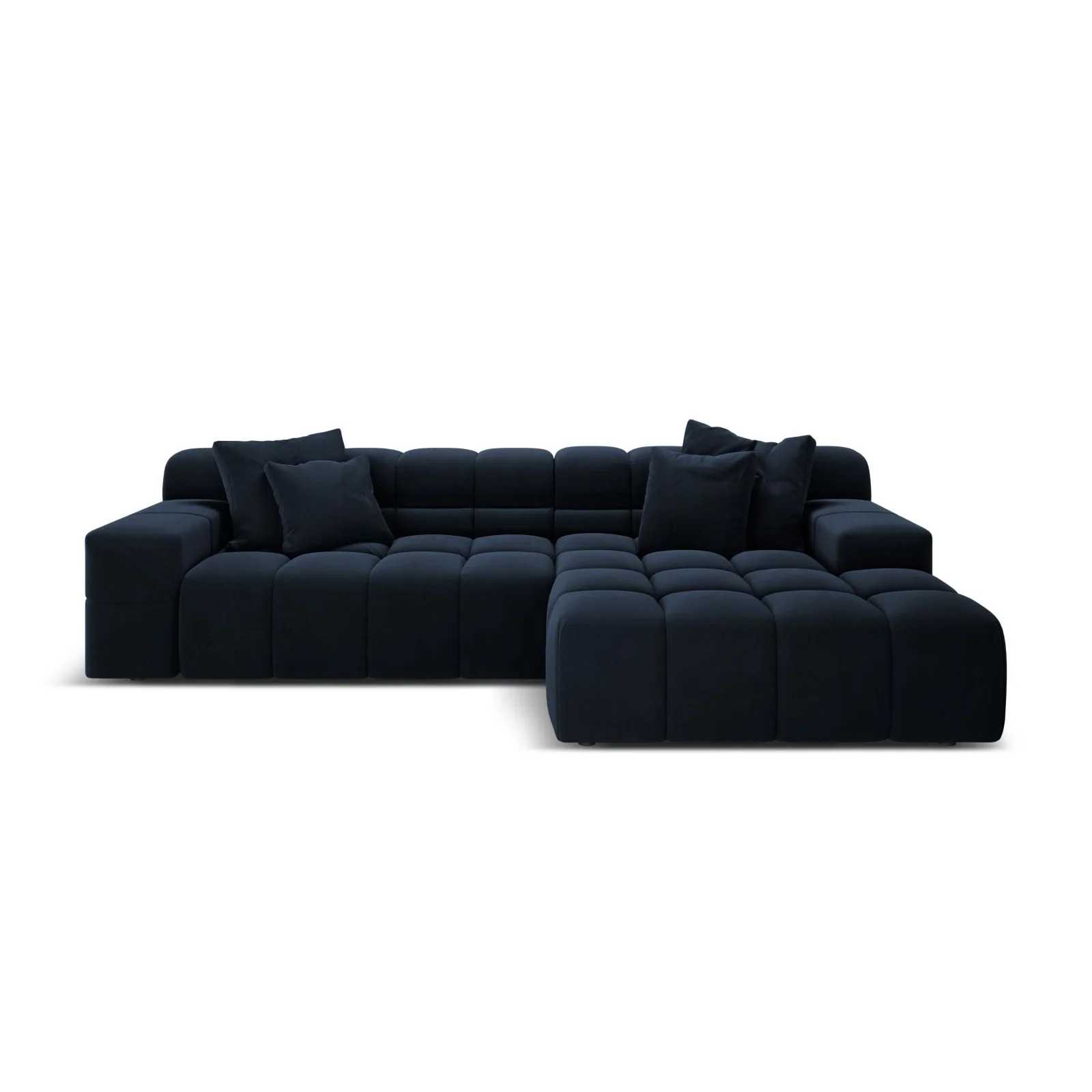 Hawaii 3-Sitzer Ecksofa, Rechte Seite, aus Samt oder Strukturstoff, 270x160x75 cm - Image 19