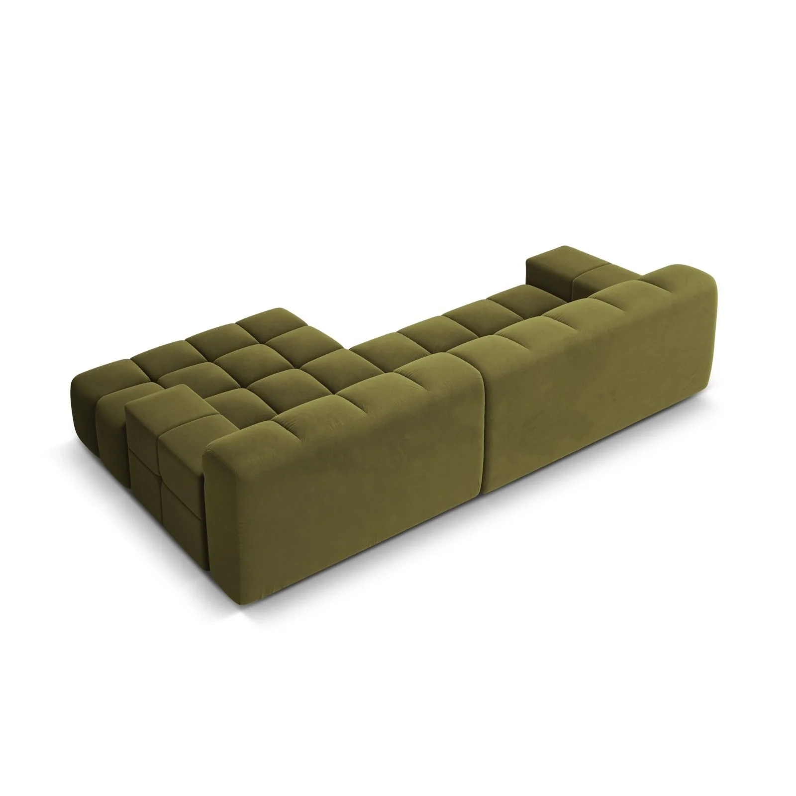 Hawaii 3-Sitzer Ecksofa, Rechte Seite, aus Samt oder Strukturstoff, 270x160x75 cm - Image 29
