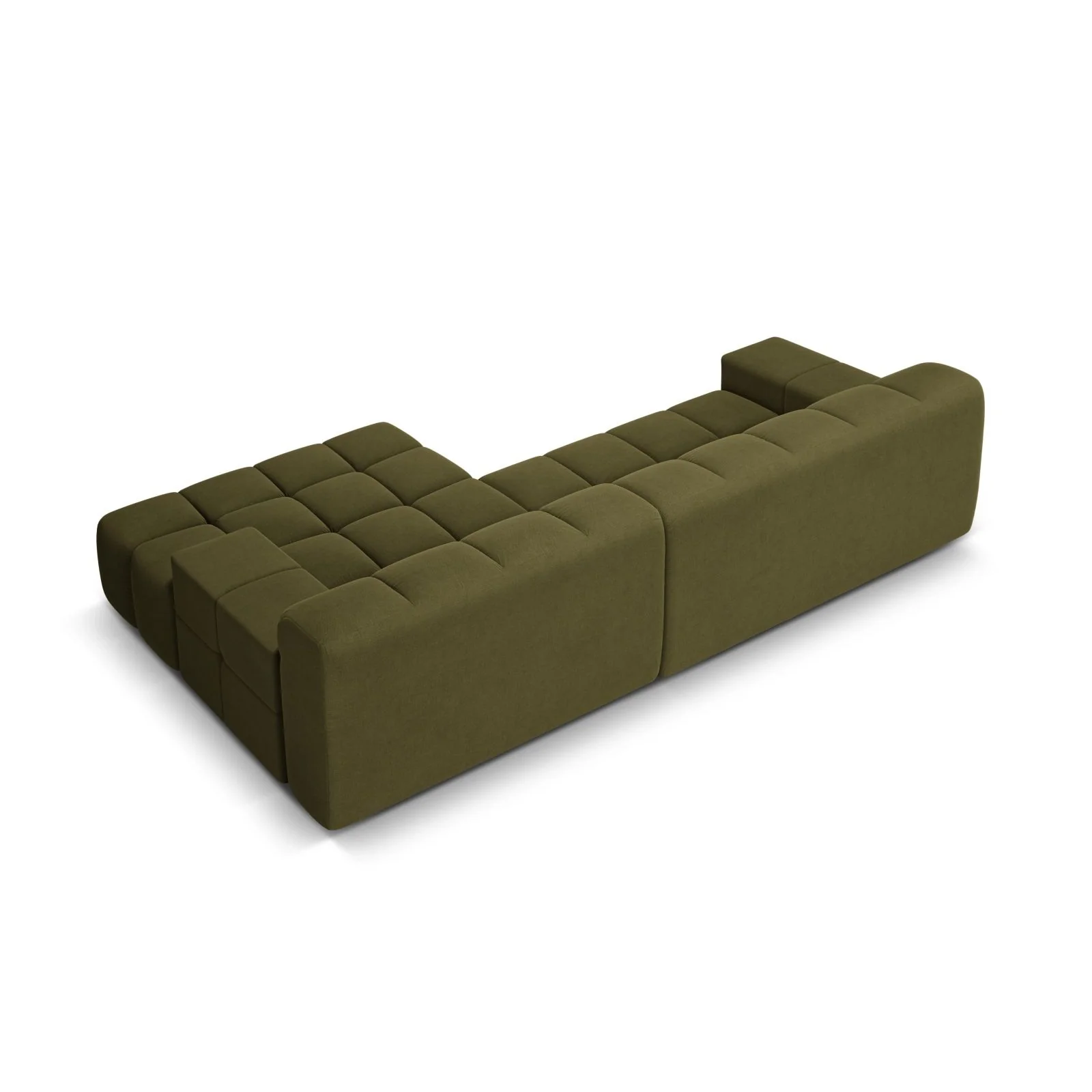 Hawaii 3-Sitzer Ecksofa, Rechte Seite, aus Samt oder Strukturstoff, 270x160x75 cm - Image 53