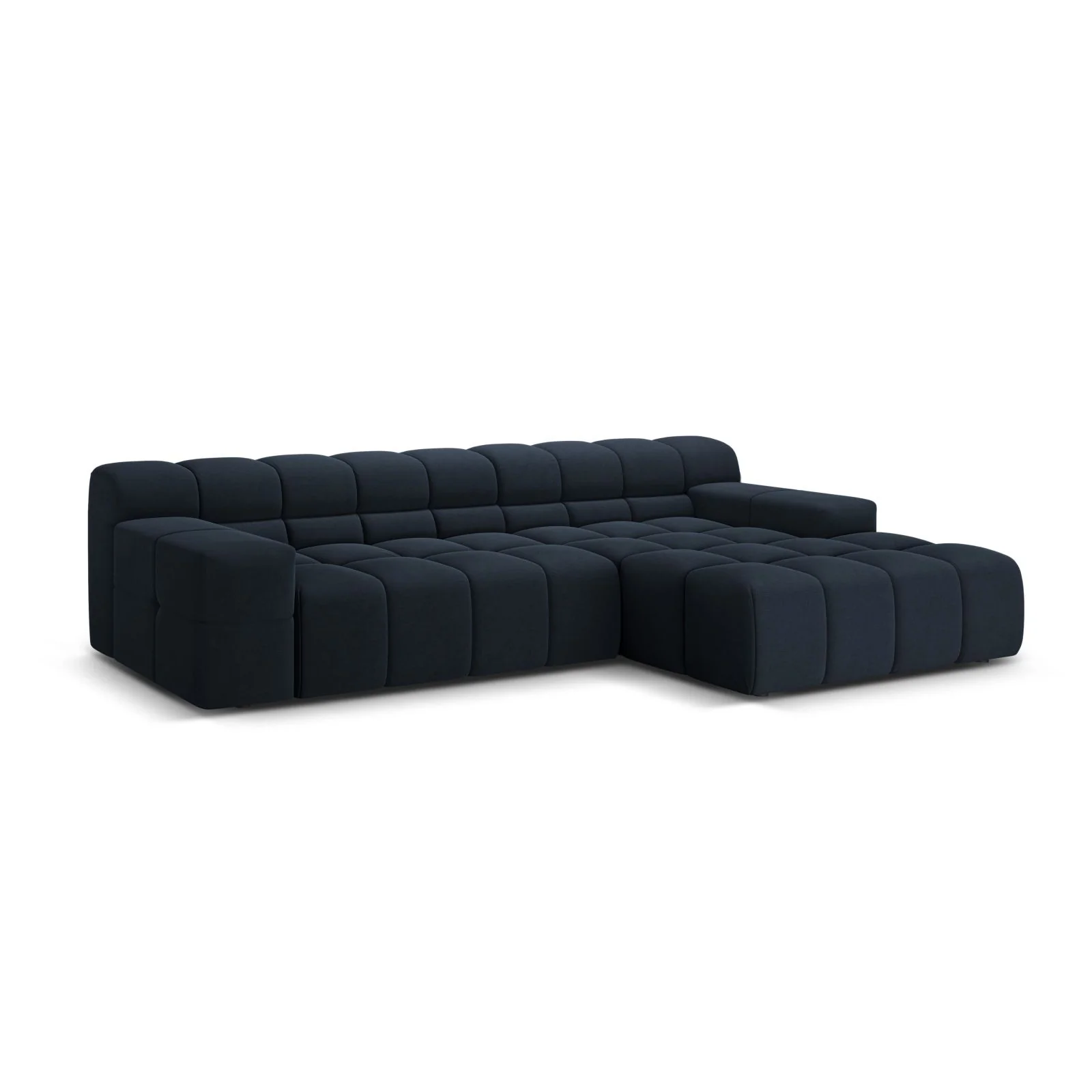Hawaii 3-Sitzer Ecksofa, Rechte Seite, aus Samt oder Strukturstoff, 270x160x75 cm - Image 58