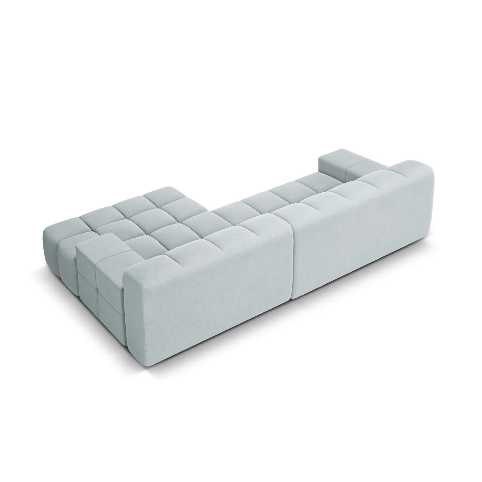 Hawaii 3-Sitzer Ecksofa, Rechte Seite, aus Samt oder Strukturstoff, 270x160x75 cm - Image 65