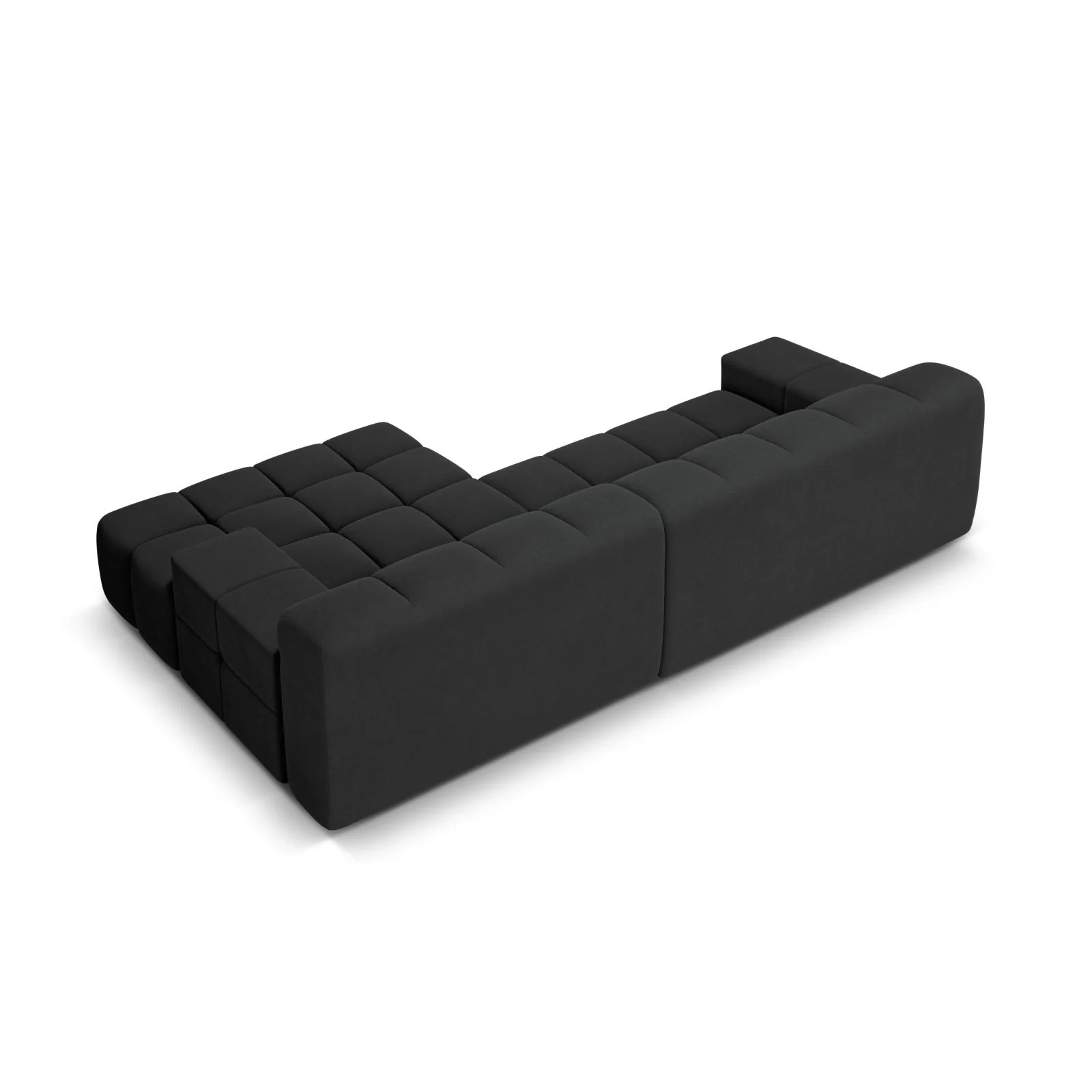 Hawaii 3-Sitzer Ecksofa, Rechte Seite, aus Samt oder Strukturstoff, 270x160x75 cm - Image 71