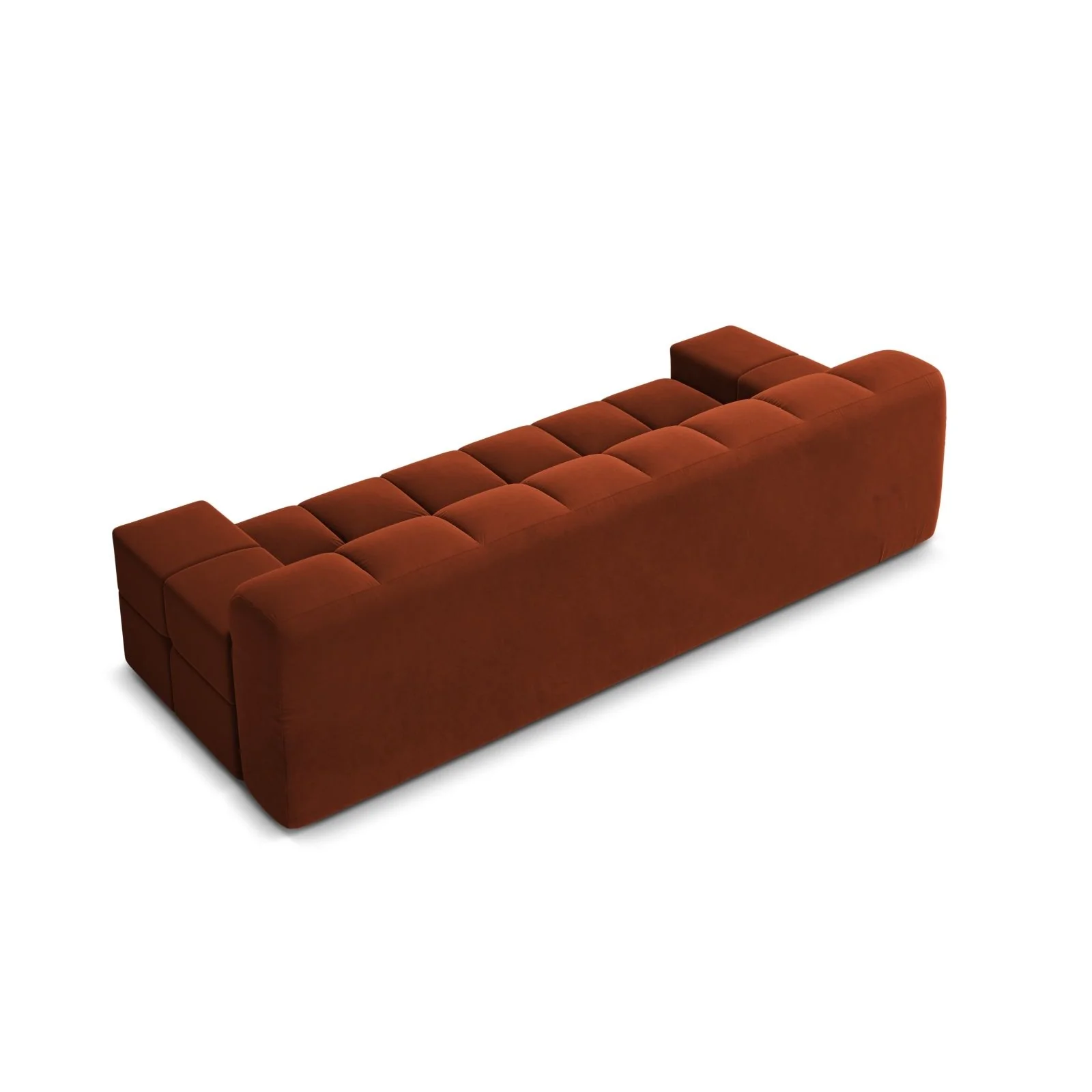 Hawaii 3-Sitzer Sofa aus Samt oder Strukturstoff, 240x100x75 cm - Image 10
