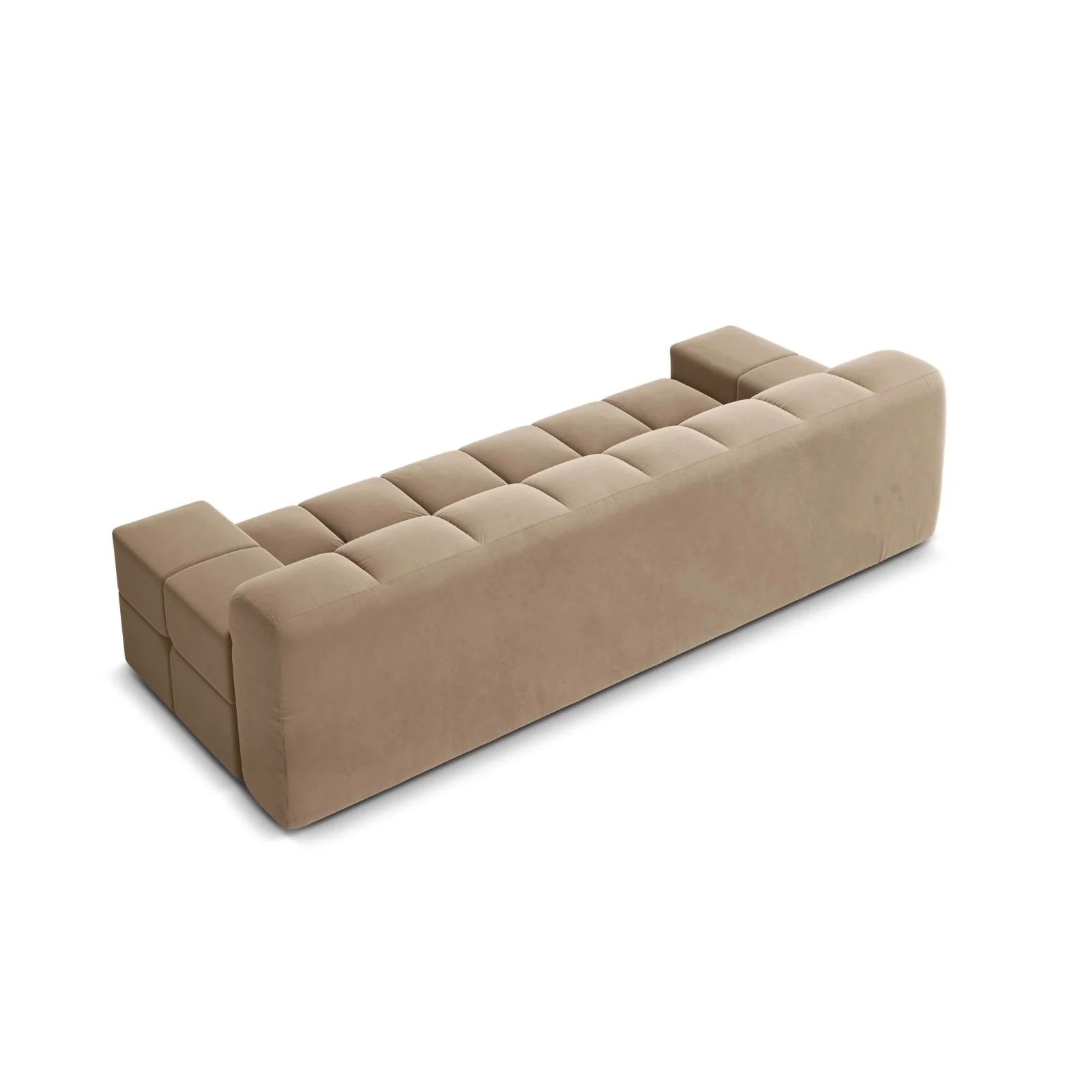 Hawaii 3-Sitzer Sofa aus Samt oder Strukturstoff, 240x100x75 cm - Image 16