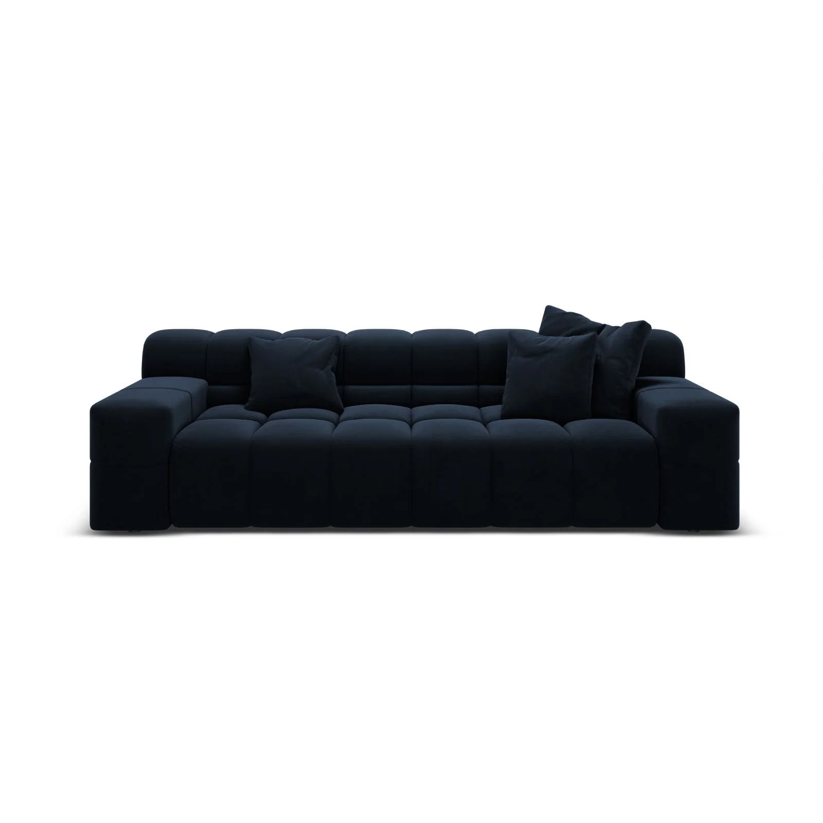 Hawaii 3-Sitzer Sofa aus Samt oder Strukturstoff, 240x100x75 cm - Image 19