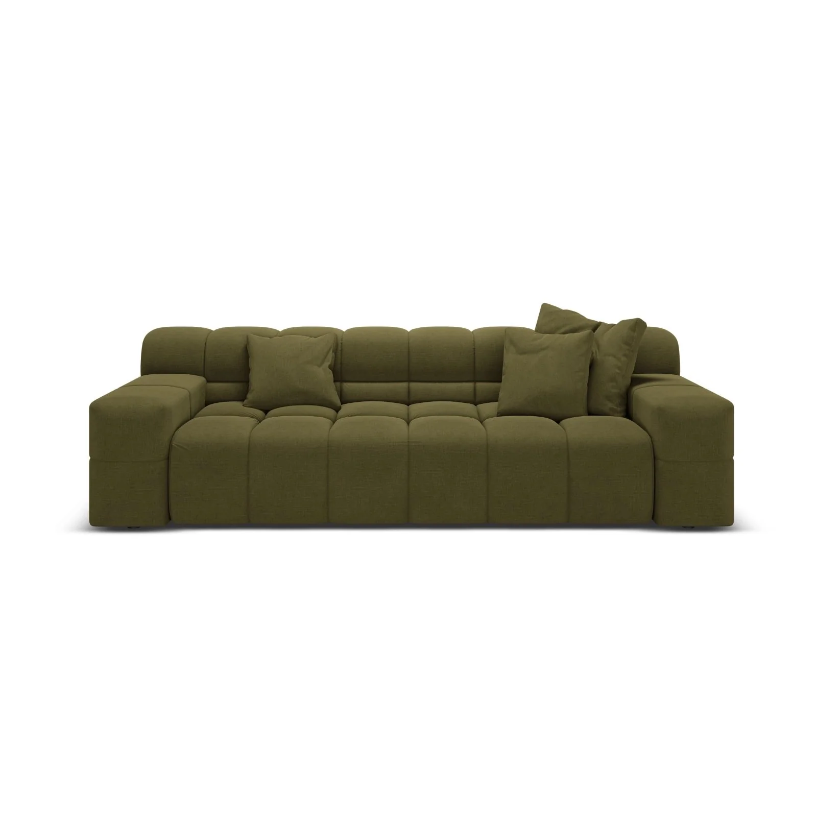Hawaii 3-Sitzer Sofa aus Samt oder Strukturstoff, 240x100x75 cm - Image 49