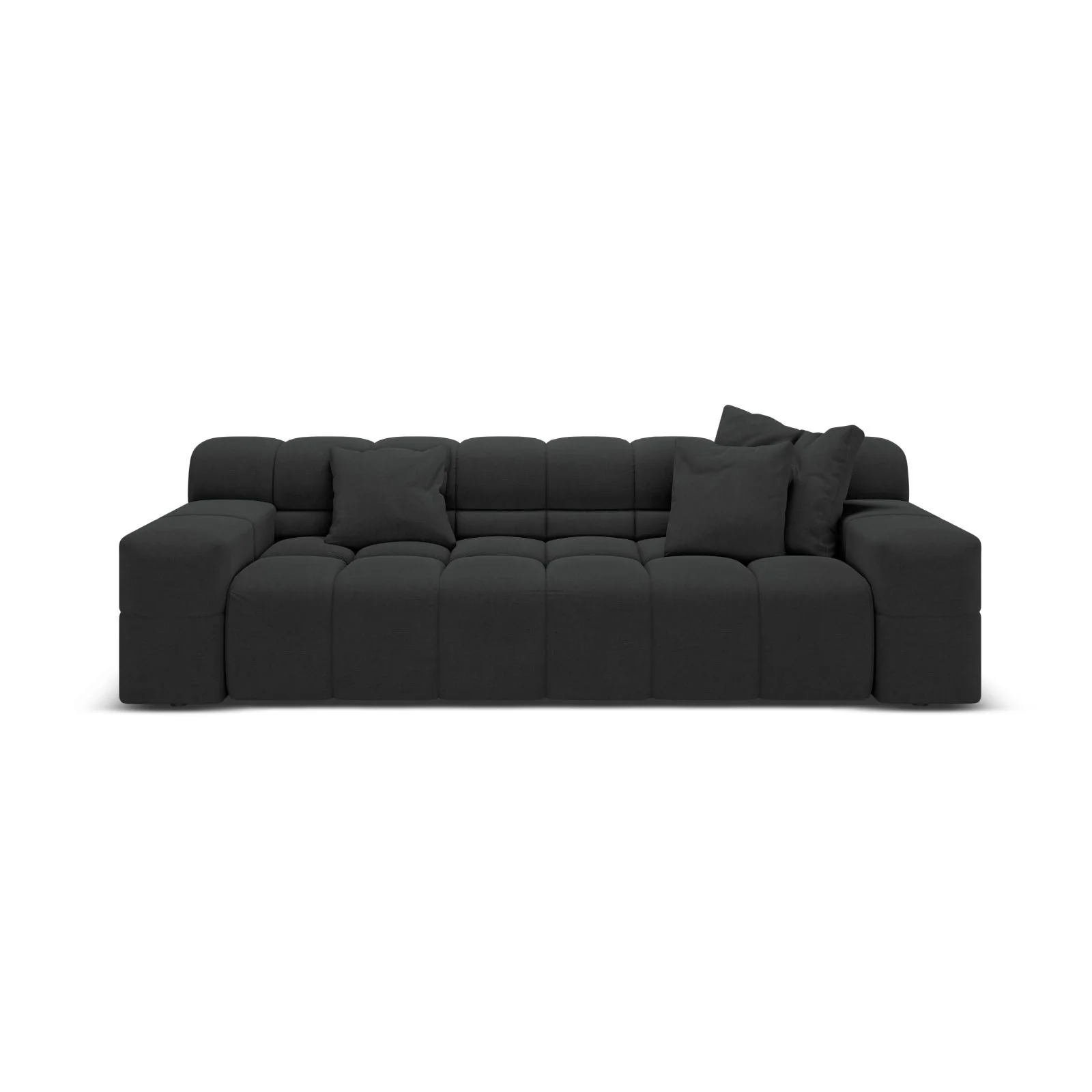 Hawaii 3-Sitzer Sofa aus Samt oder Strukturstoff, 240x100x75 cm - Image 67