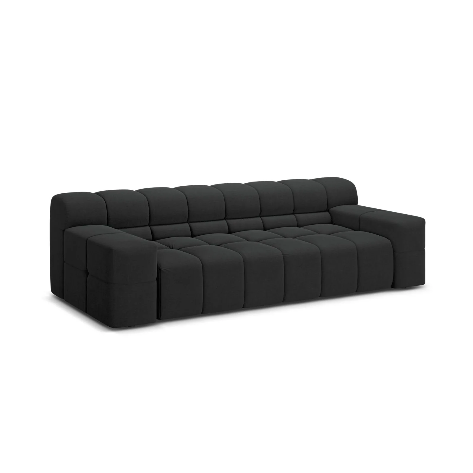 Hawaii 3-Sitzer Sofa aus Samt oder Strukturstoff, 240x100x75 cm - Image 69