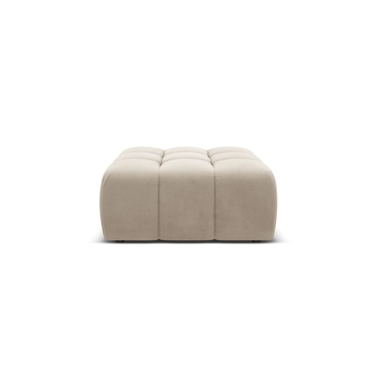 Hawaii Pouf aus Samt oder Strukturstoff, 90x100x38 cm