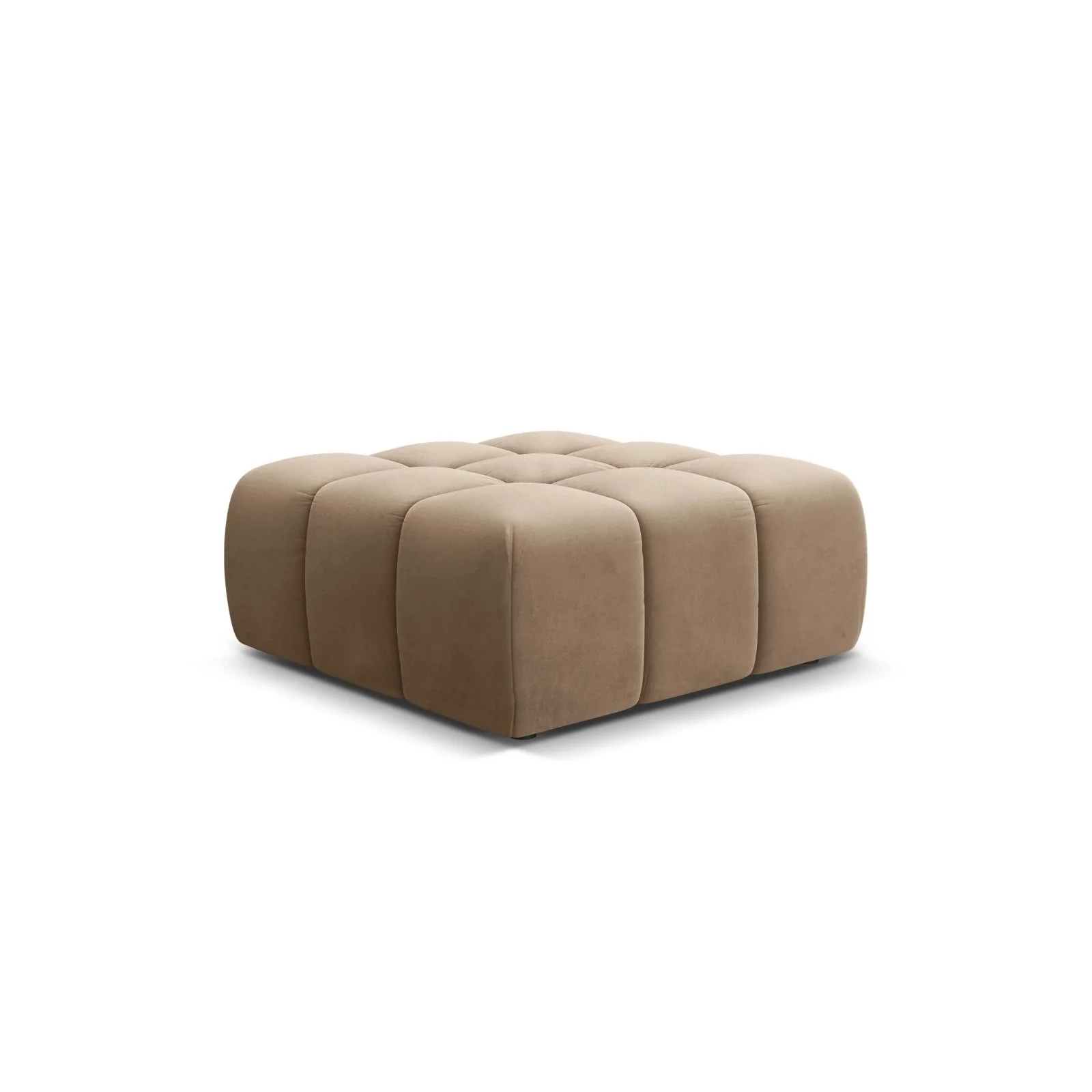 Hawaii Pouf aus Samt oder Strukturstoff, 90x100x38 cm - Image 14