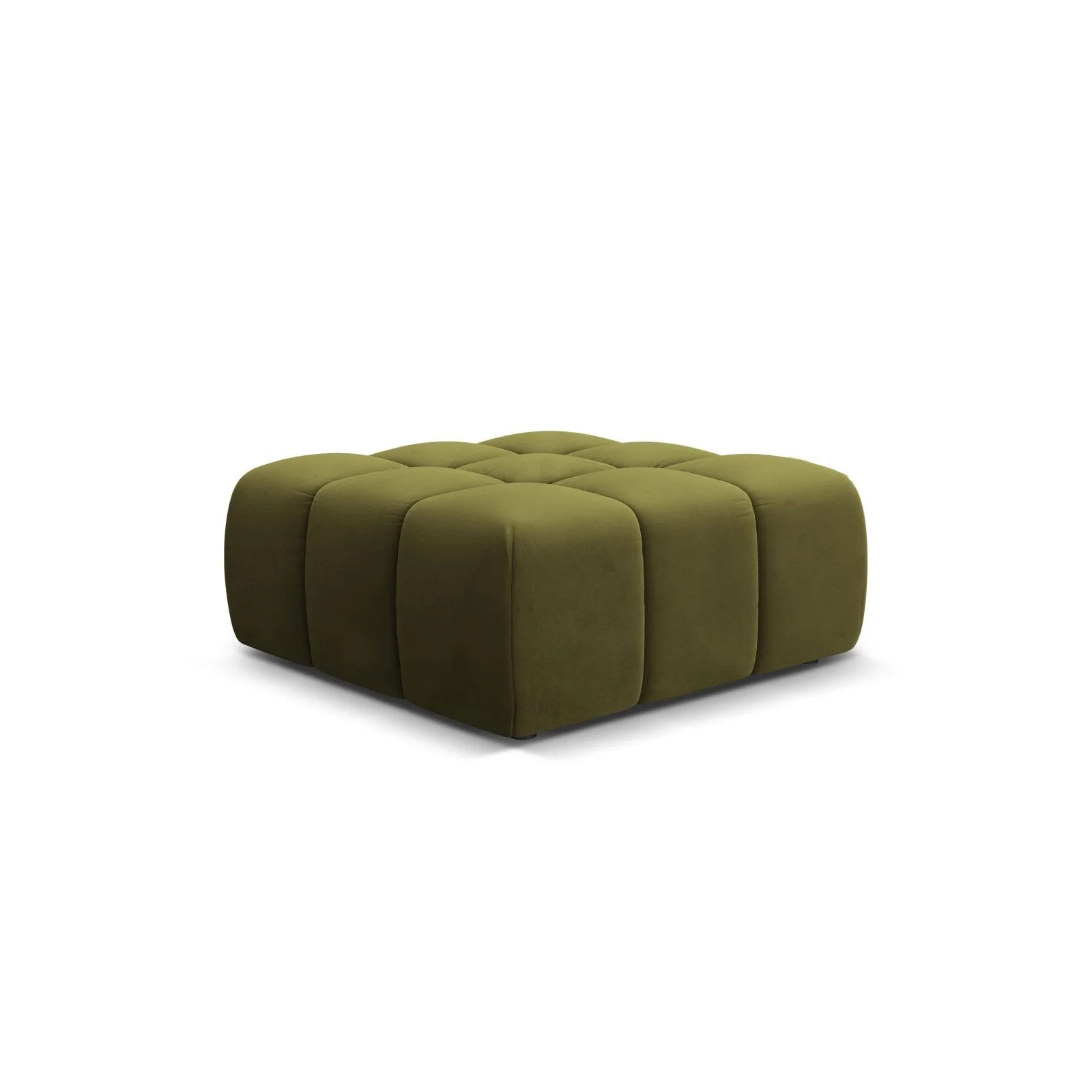 Hawaii Pouf aus Samt oder Strukturstoff, 90x100x38 cm - Image 24