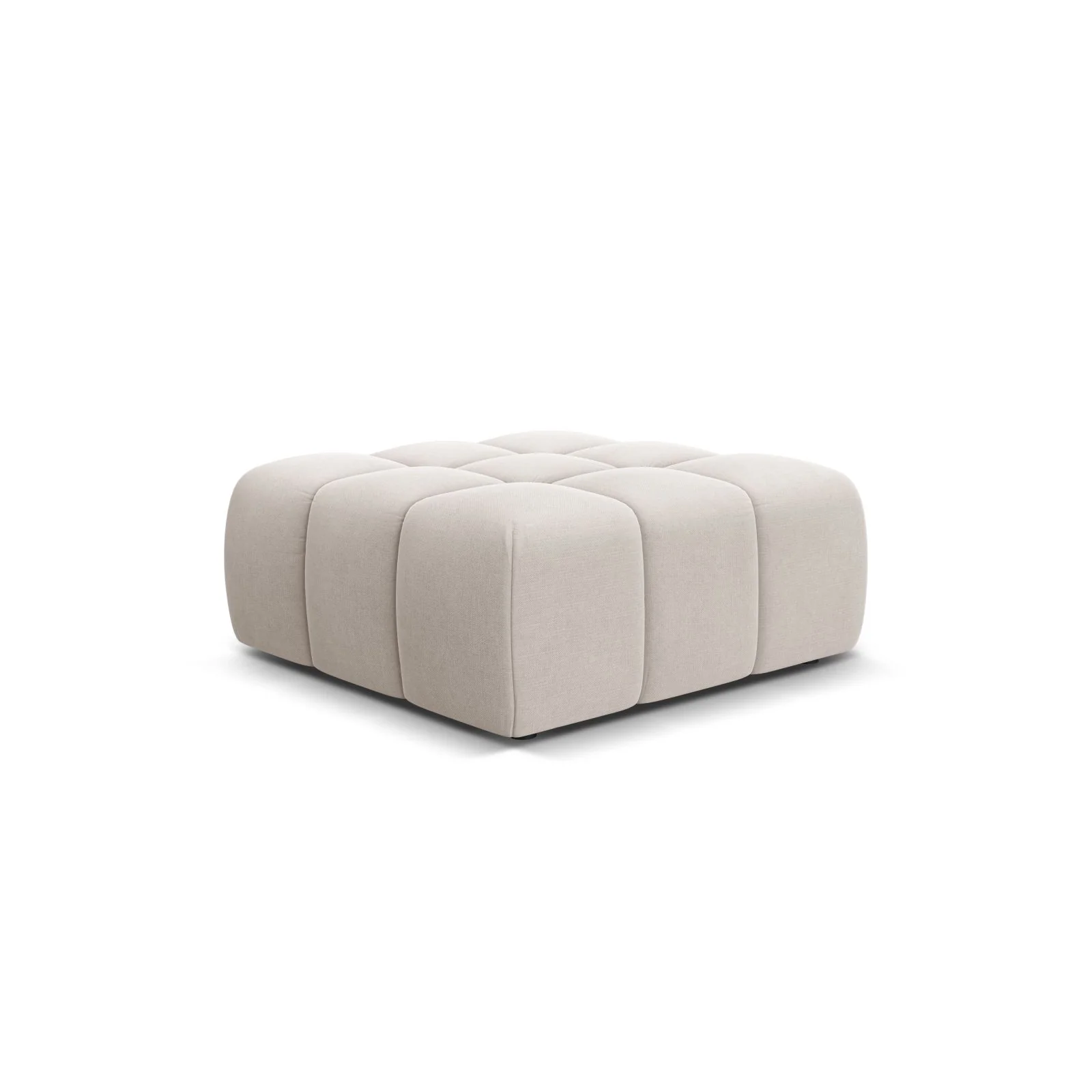 Hawaii Pouf aus Samt oder Strukturstoff, 90x100x38 cm - Image 34