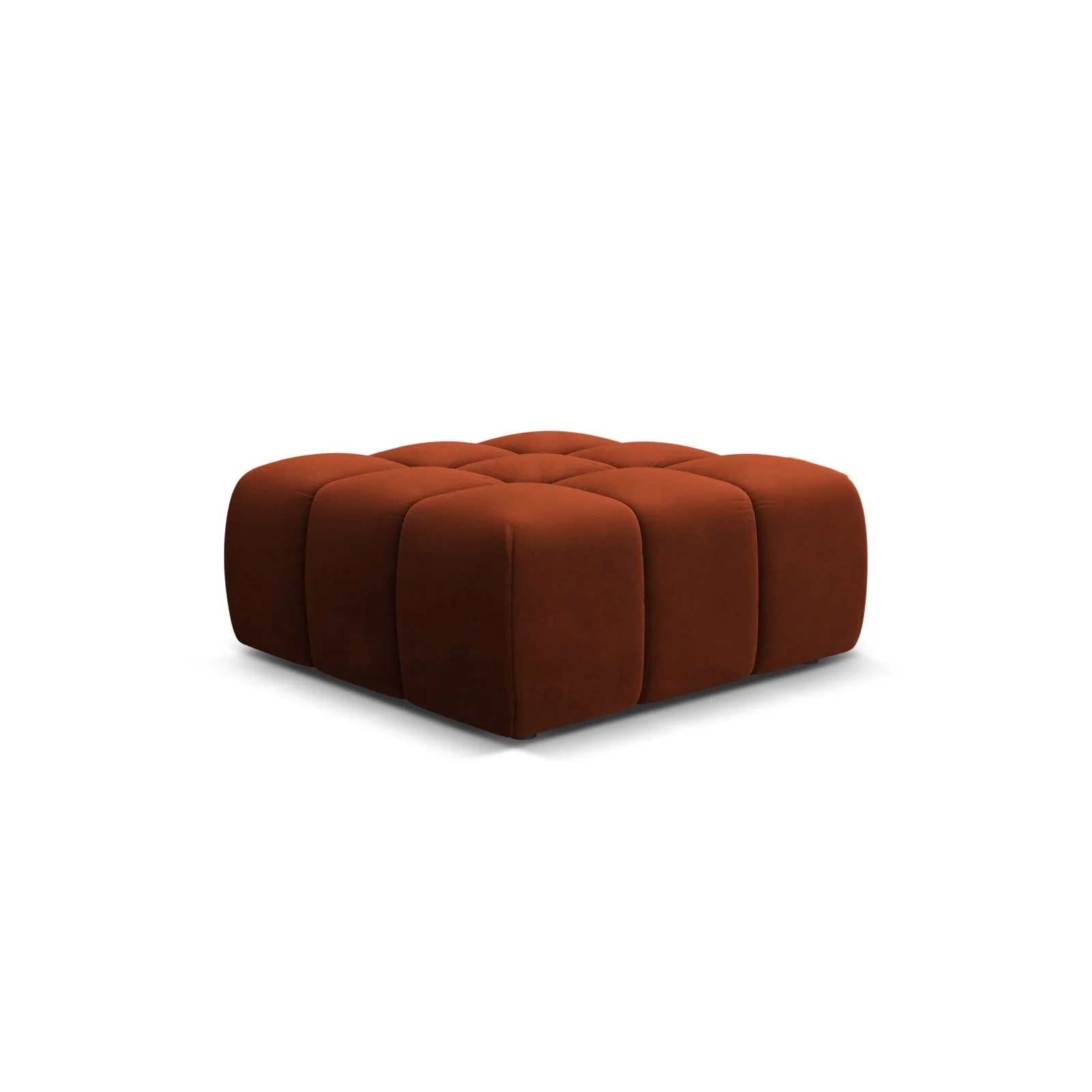 Hawaii Pouf aus Samt oder Strukturstoff, 90x100x38 cm - Image 9
