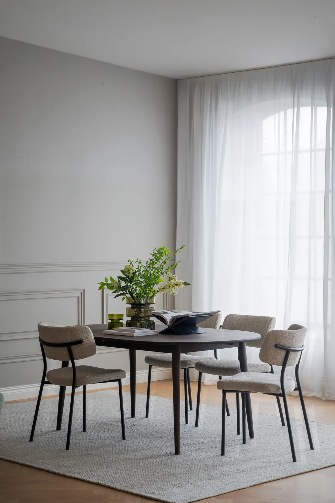 HERBSTER Essstuhl Beige/schwarz 56x50x82cm - Image 7