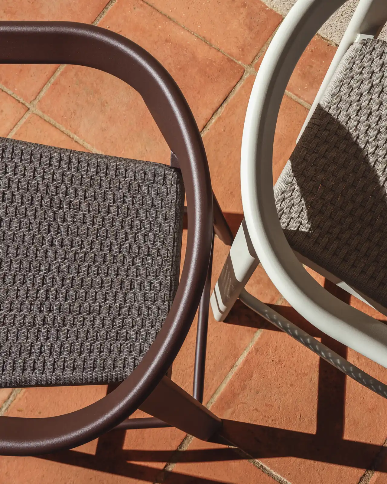 Hocker Erice aus Aluminium und Seil, 65 cm - Image 16