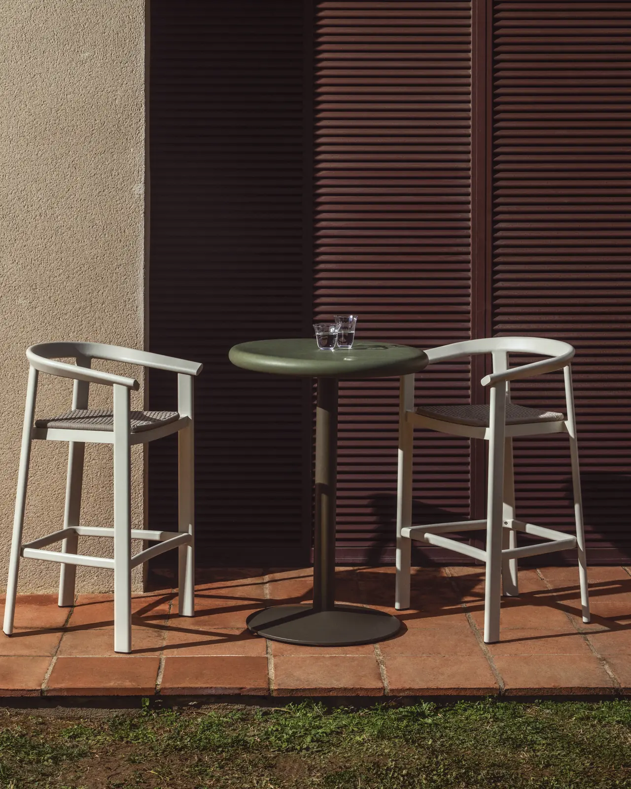 Hocker Erice aus Aluminium und Seil, 75 cm - Image 14