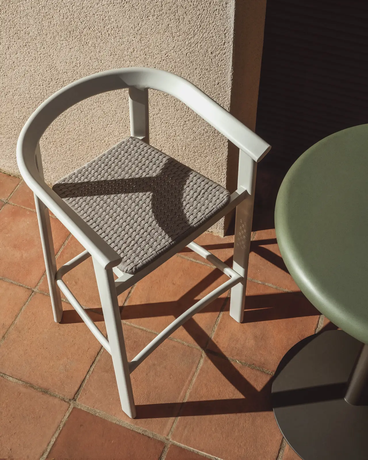 Hocker Erice aus Aluminium und Seil, 75 cm - Image 15