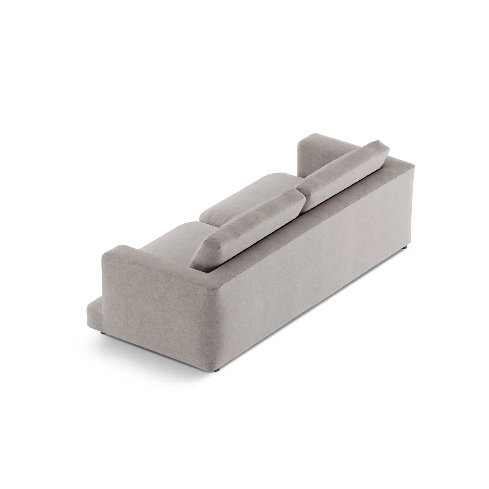 Ibiza 3-Sitzer Sofa aus Samt oder Strukturstoff, 210x105x86 cm - Image 11