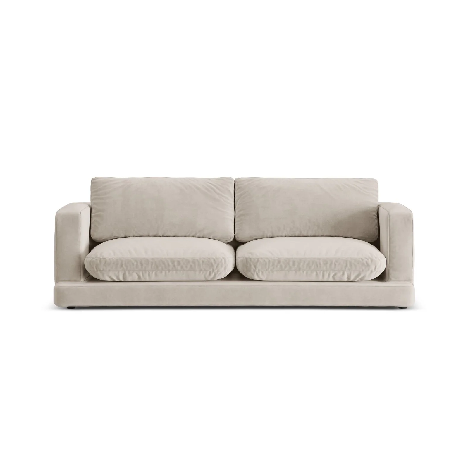 Ibiza 3-Sitzer Sofa aus Samt oder Strukturstoff, 210x105x86 cm - Image 37