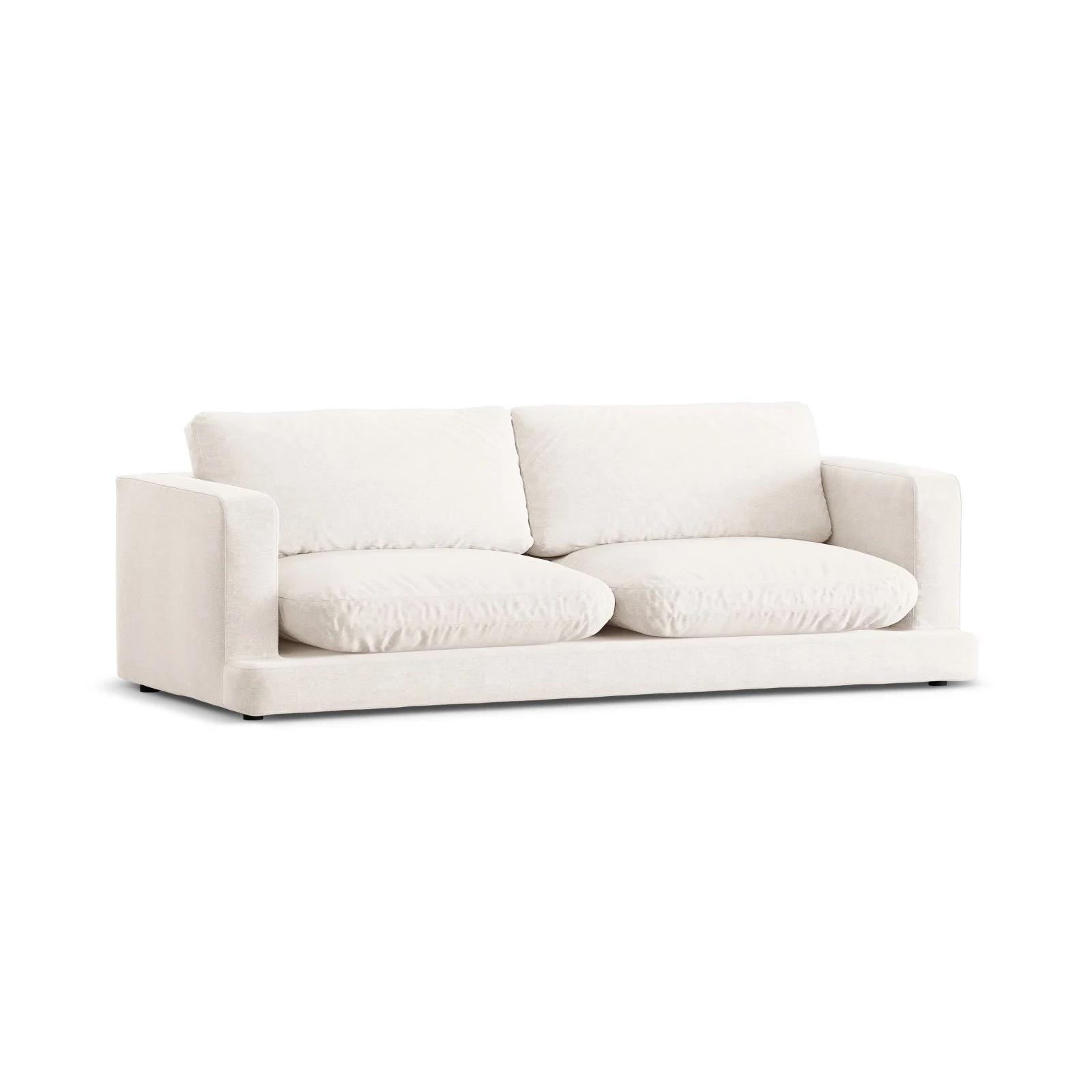 Ibiza 3-Sitzer Sofa aus Samt oder Strukturstoff, 210x105x86 cm - Image 4