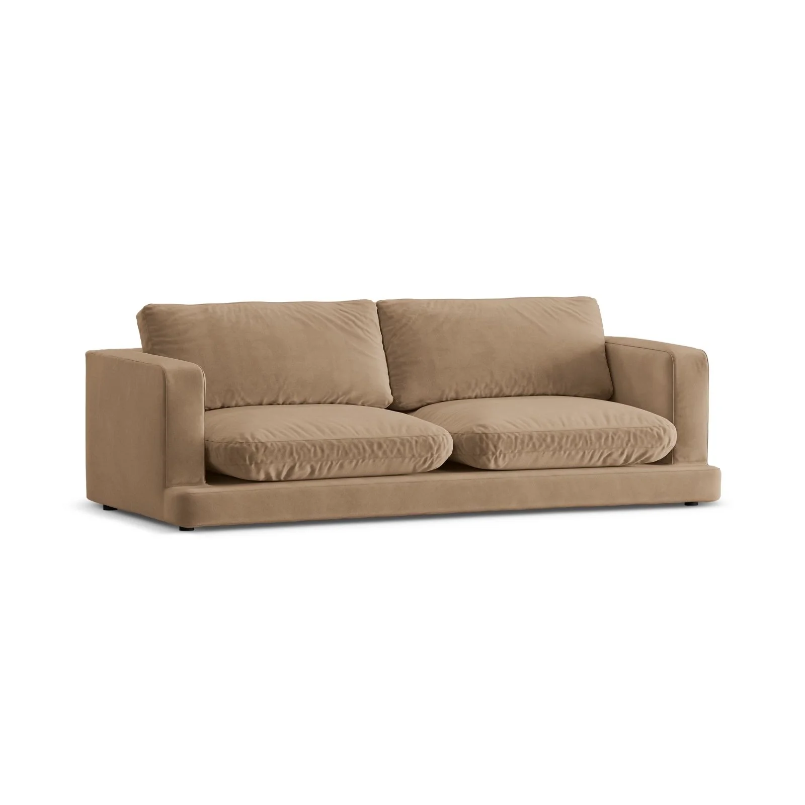 Ibiza 3-Sitzer Sofa aus Samt oder Strukturstoff, 210x105x86 cm - Image 46