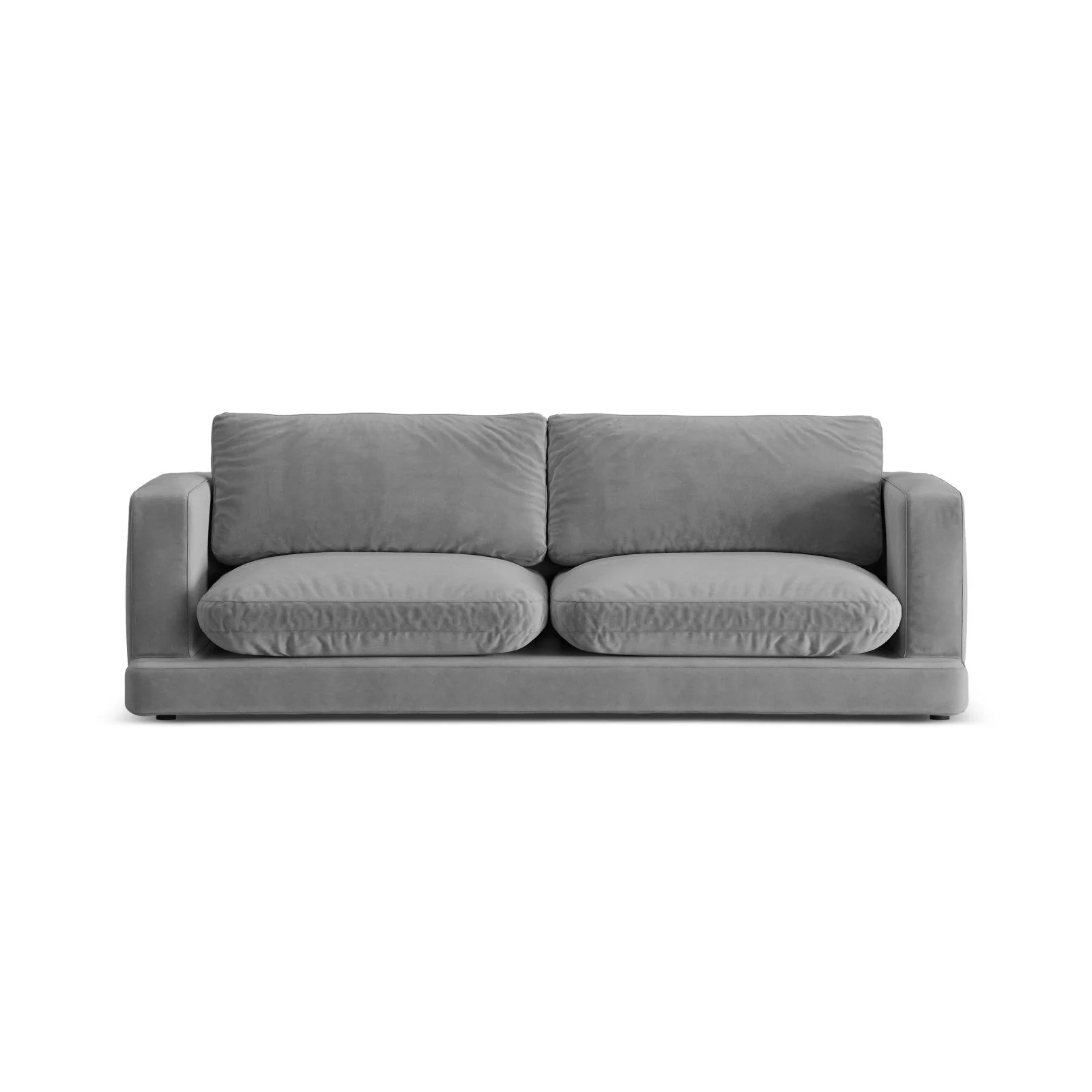 Ibiza 3-Sitzer Sofa aus Samt oder Strukturstoff, 210x105x86 cm - Image 61