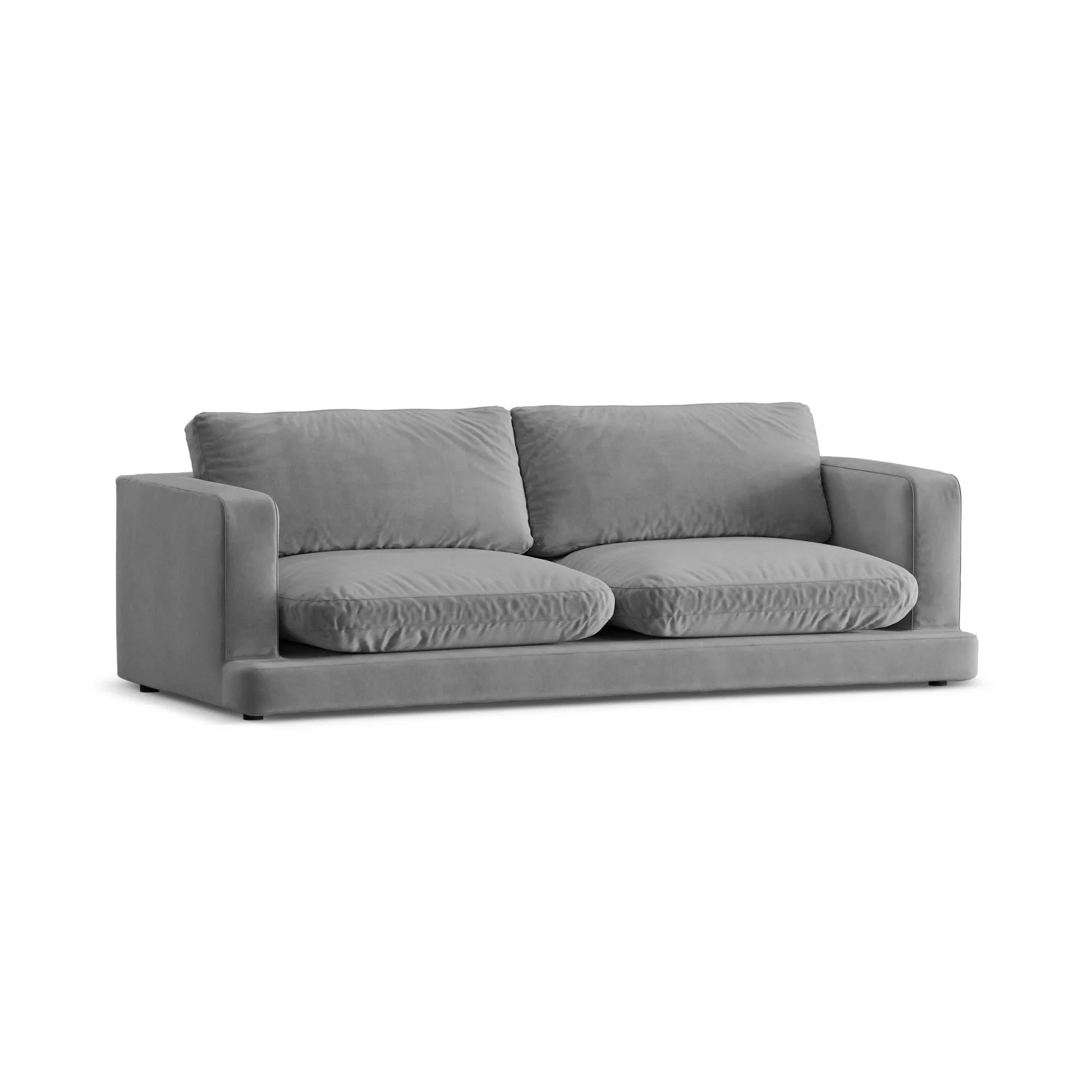 Ibiza 3-Sitzer Sofa aus Samt oder Strukturstoff, 210x105x86 cm - Image 64