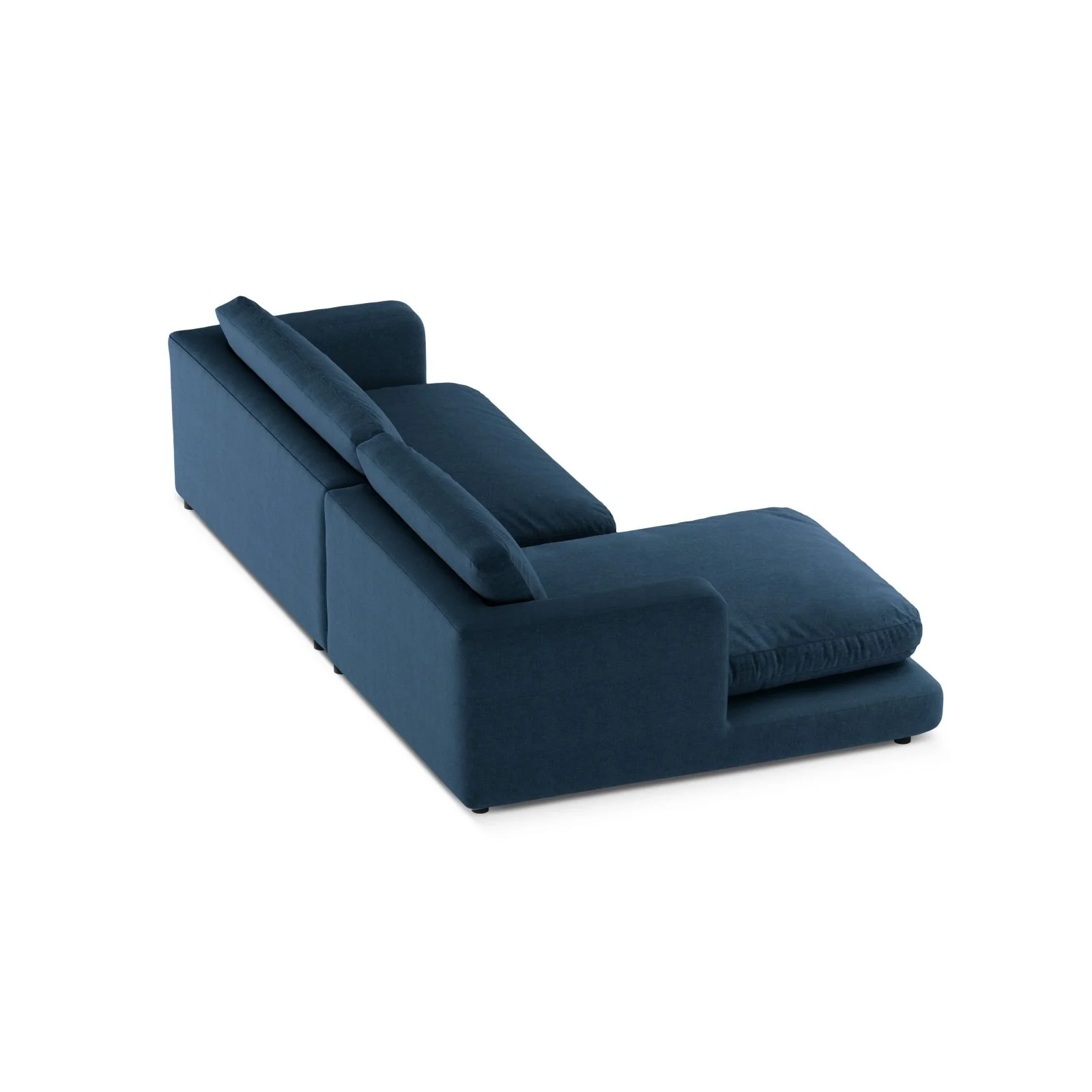 Ibiza 4-Sitzer Ecksofa, Linke Seite, aus Samt oder Strukturstoff, 270x170x86 cm - Image 23