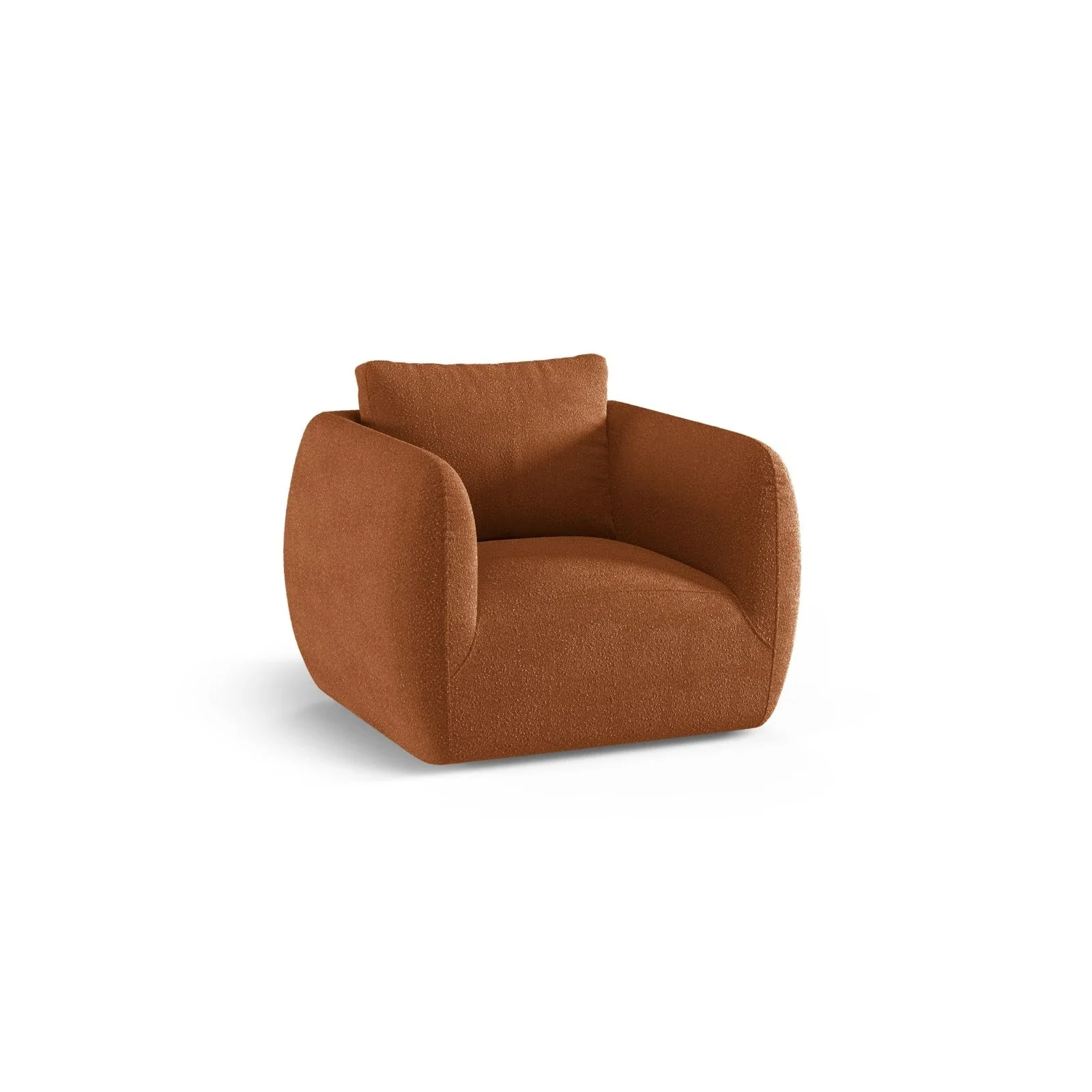 Iga Sessel drehbar aus Samt, Chenille oder Boucle, 95x87 cm - Image 10