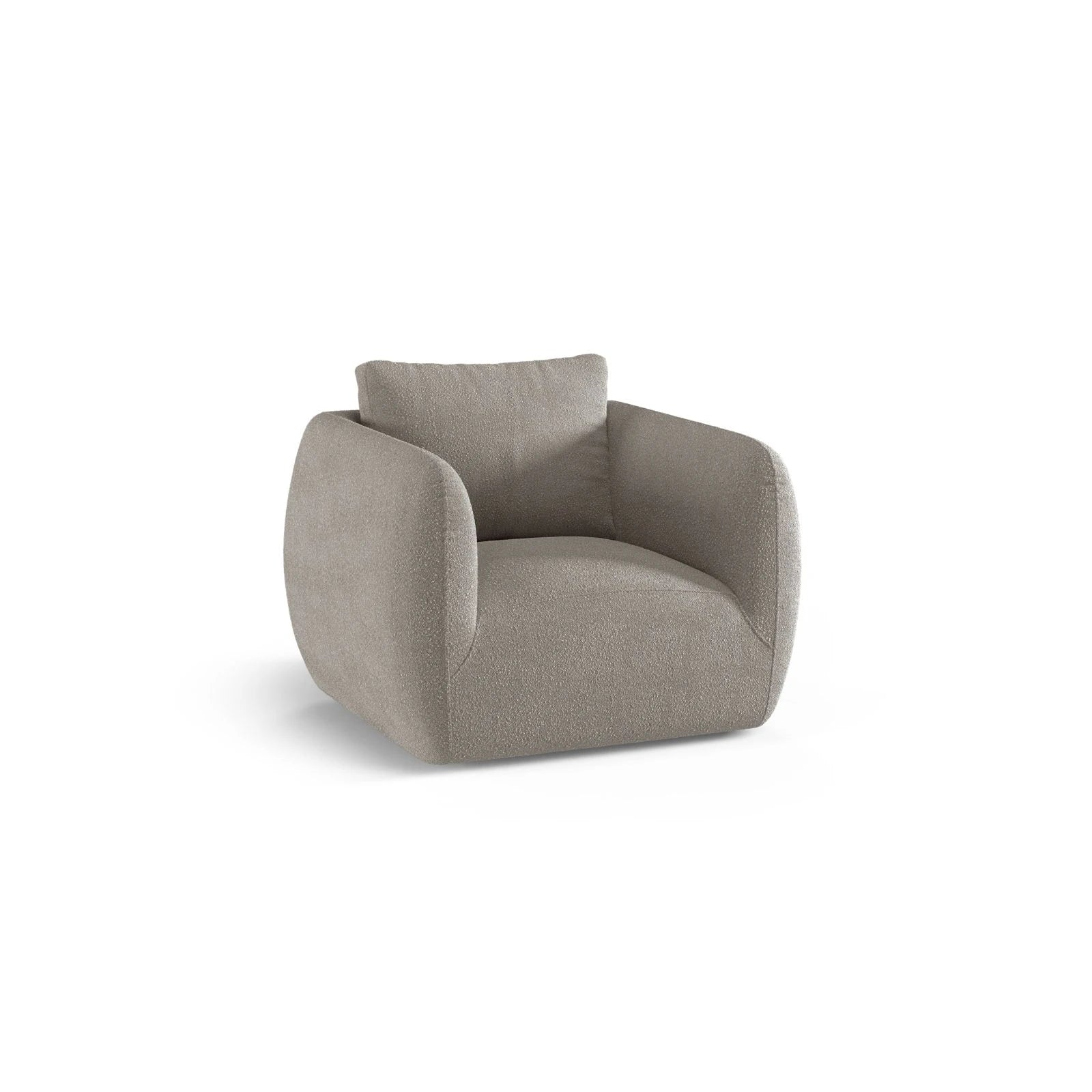 Iga Sessel drehbar aus Samt, Chenille oder Boucle, 95x87 cm - Image 14