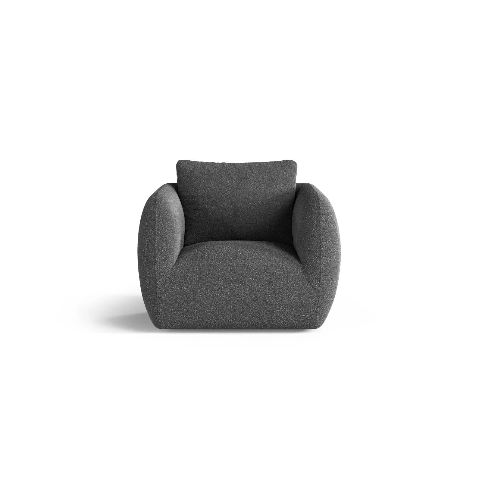 Iga Sessel drehbar aus Samt, Chenille oder Boucle, 95x87 cm - Image 25
