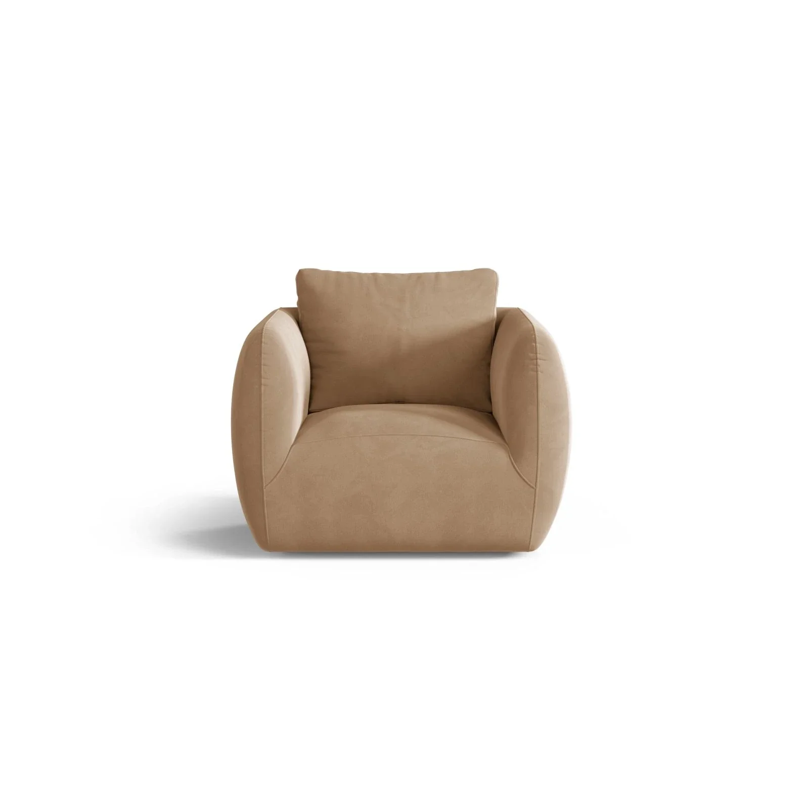 Iga Sessel drehbar aus Samt, Chenille oder Boucle, 95x87 cm - Image 41
