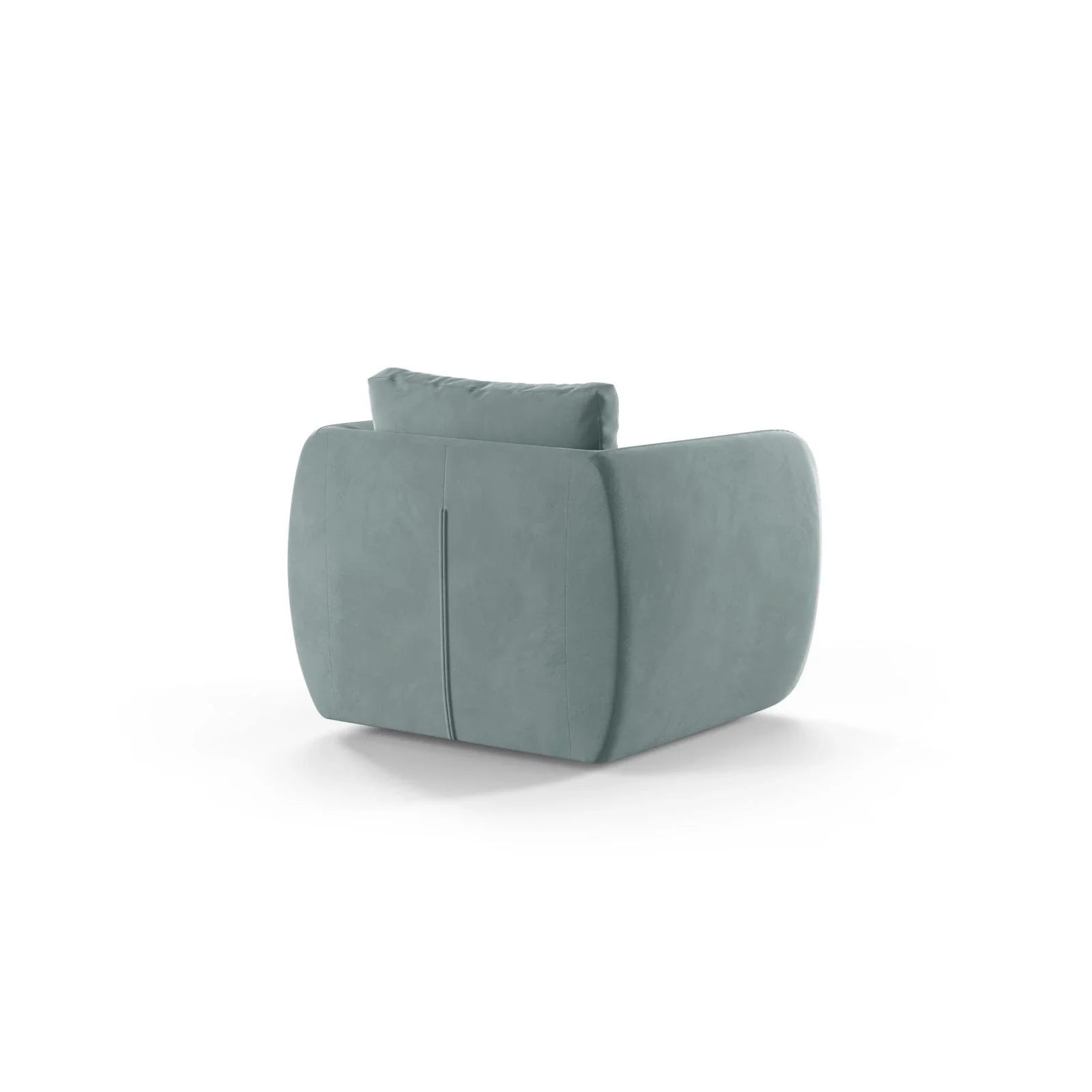 Iga Sessel drehbar aus Samt, Chenille oder Boucle, 95x87 cm - Image 48