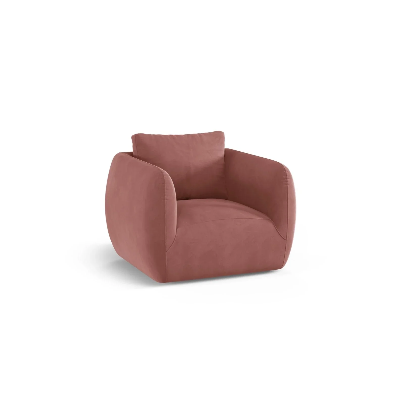 Iga Sessel drehbar aus Samt, Chenille oder Boucle, 95x87 cm - Image 51