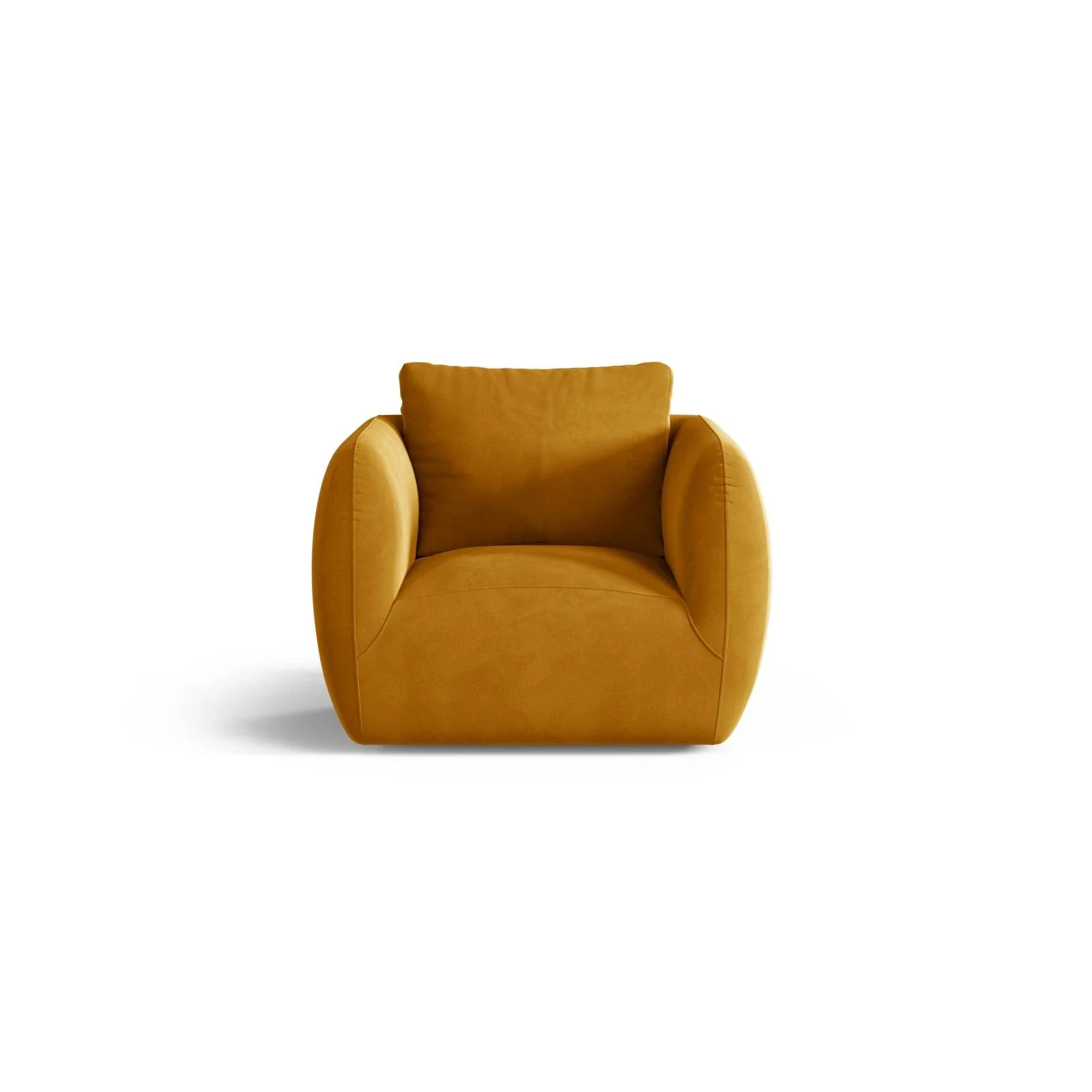 Iga Sessel drehbar aus Samt, Chenille oder Boucle, 95x87 cm - Image 54