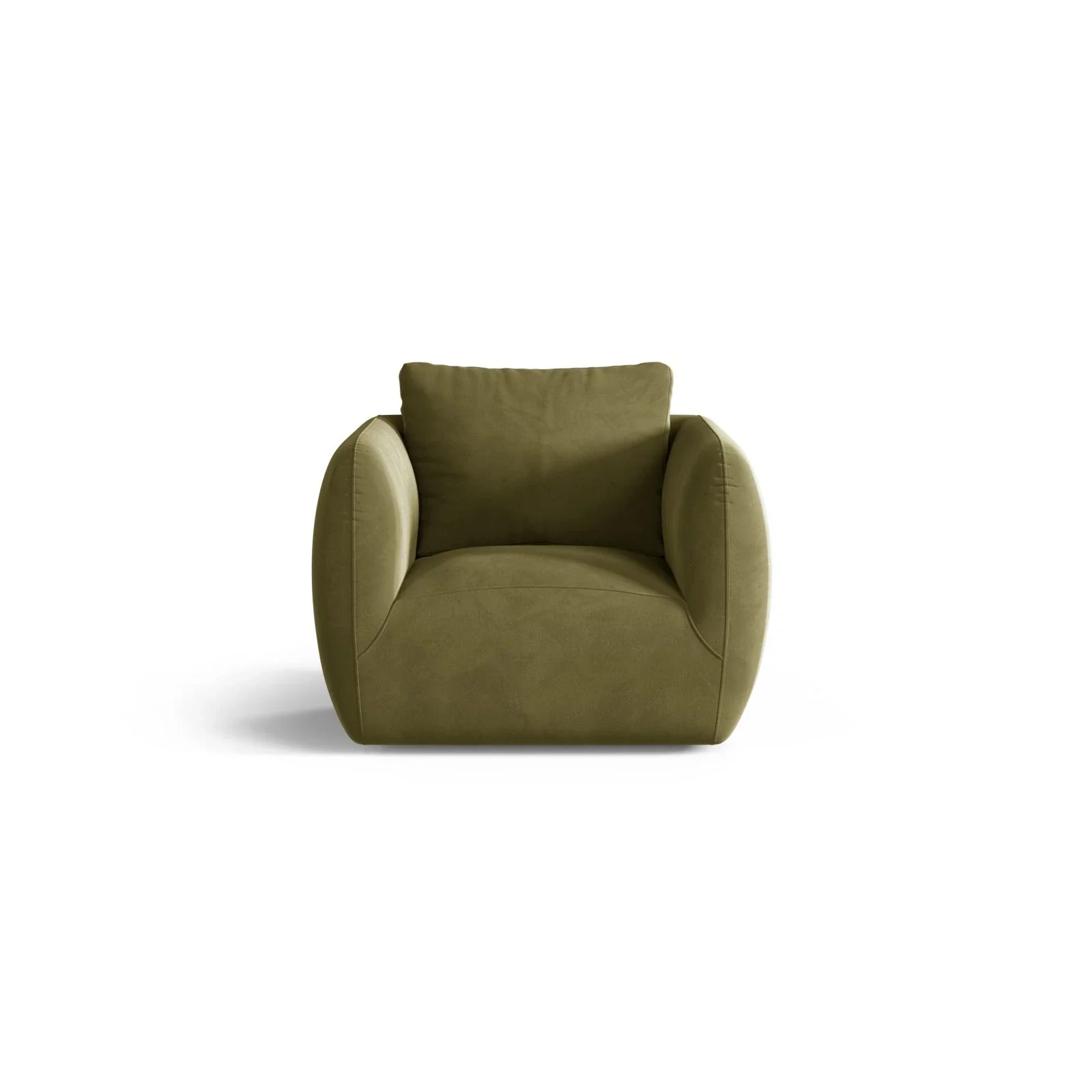 Iga Sessel drehbar aus Samt, Chenille oder Boucle, 95x87 cm - Image 62
