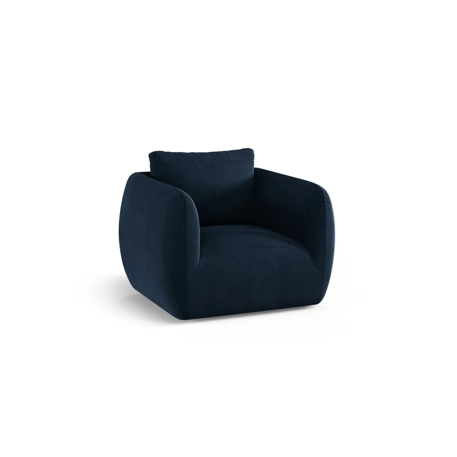 Iga Sessel drehbar aus Samt, Chenille oder Boucle, 95x87 cm - Image 67