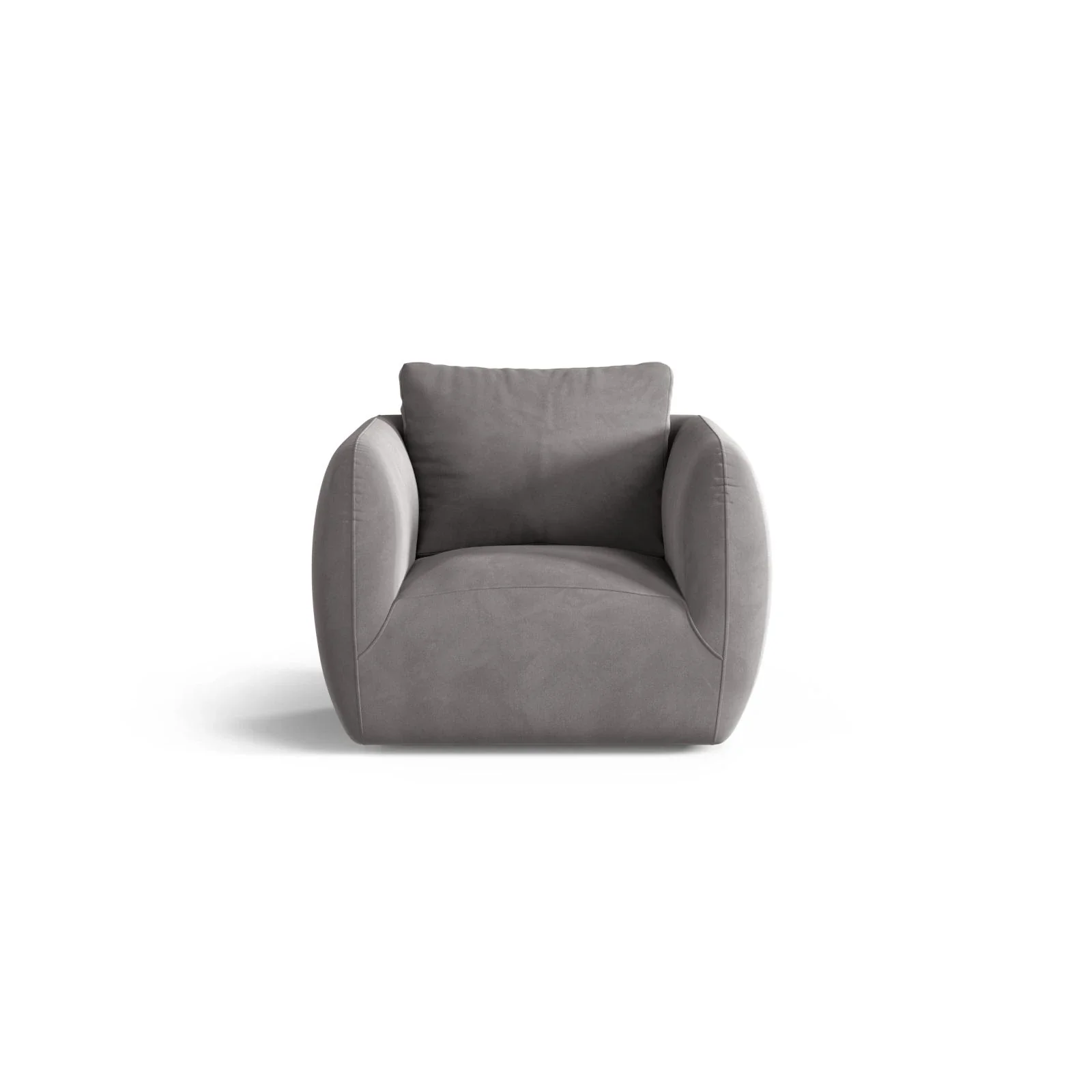 Iga Sessel drehbar aus Samt, Chenille oder Boucle, 95x87 cm - Image 70