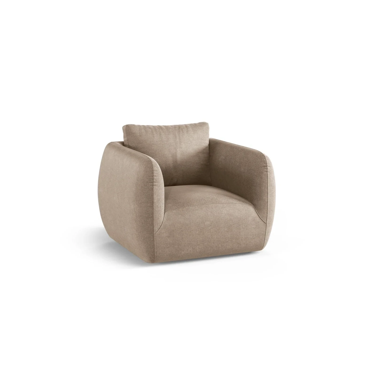 Iga Sessel drehbar aus Samt, Chenille oder Boucle, 95x87 cm - Image 83