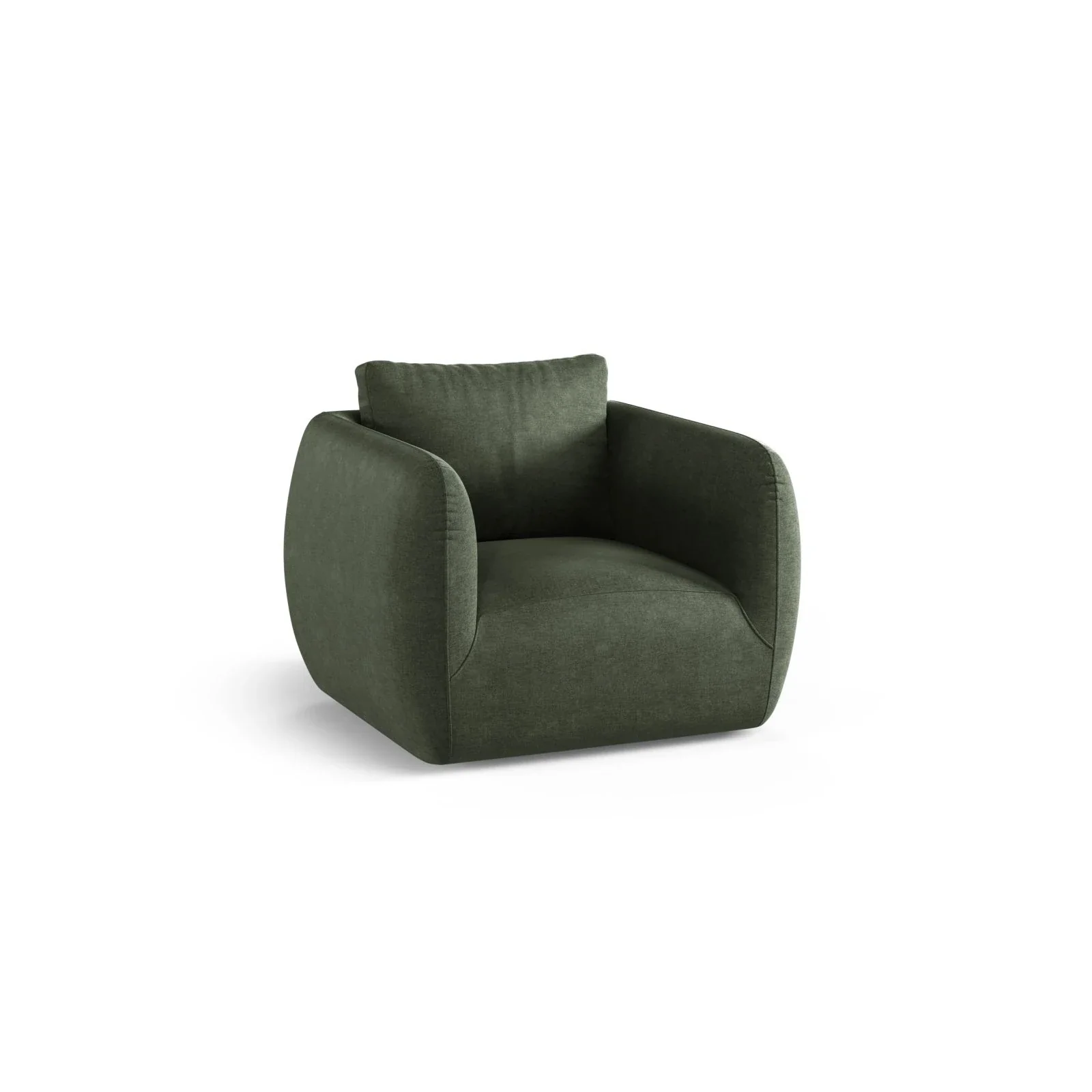 Iga Sessel drehbar aus Samt, Chenille oder Boucle, 95x87 cm - Image 91