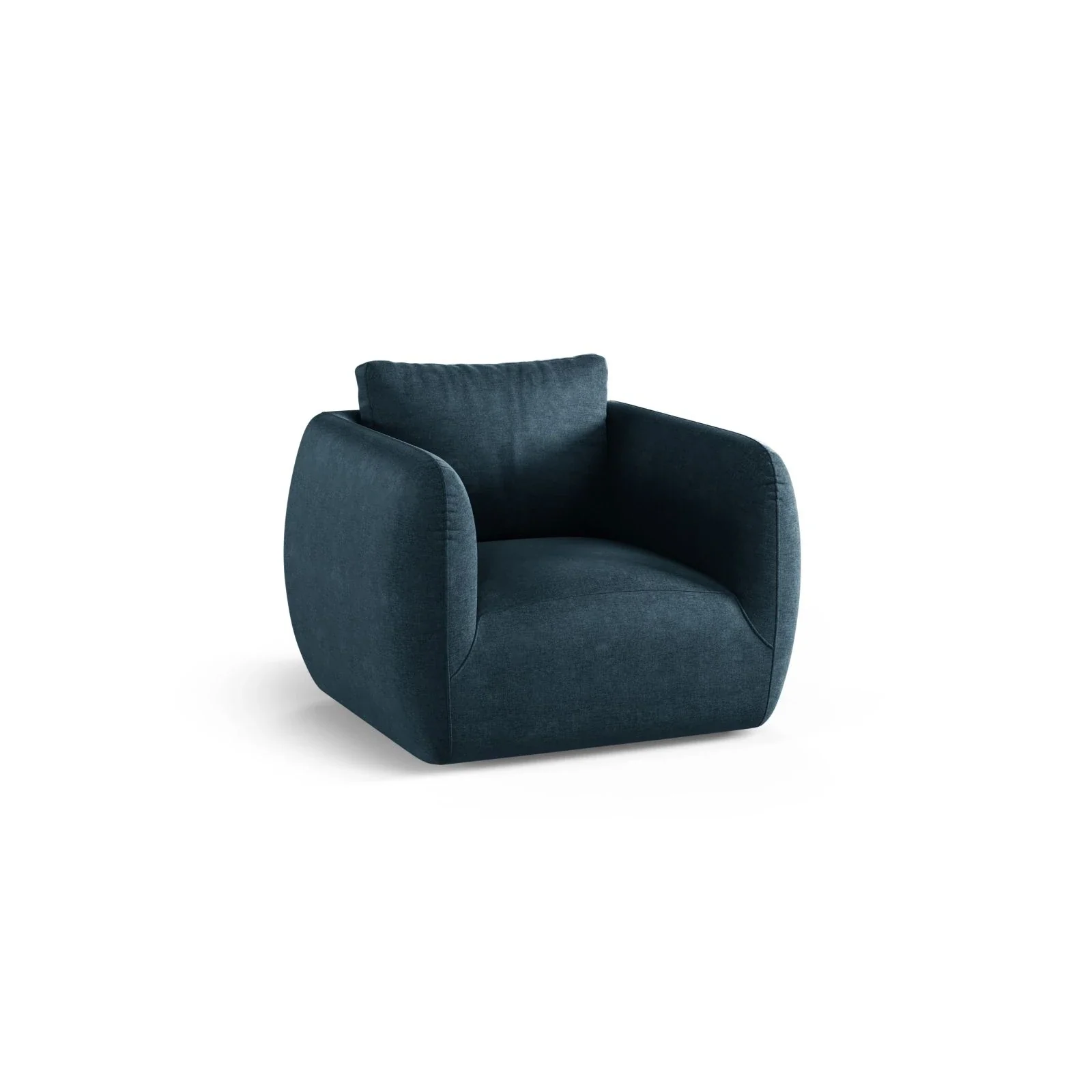 Iga Sessel drehbar aus Samt, Chenille oder Boucle, 95x87 cm - Image 95