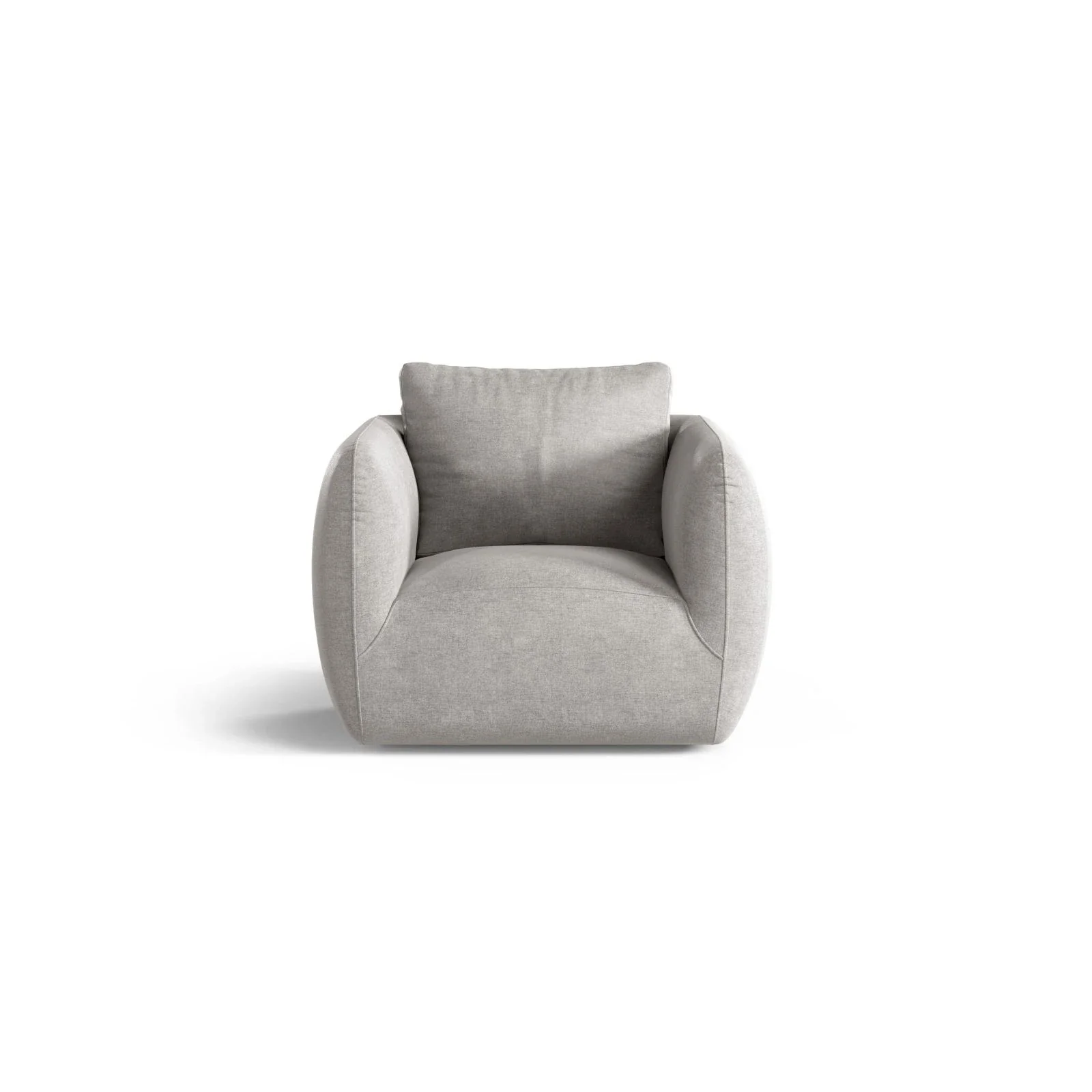 Iga Sessel drehbar aus Samt, Chenille oder Boucle, 95x87 cm - Image 98