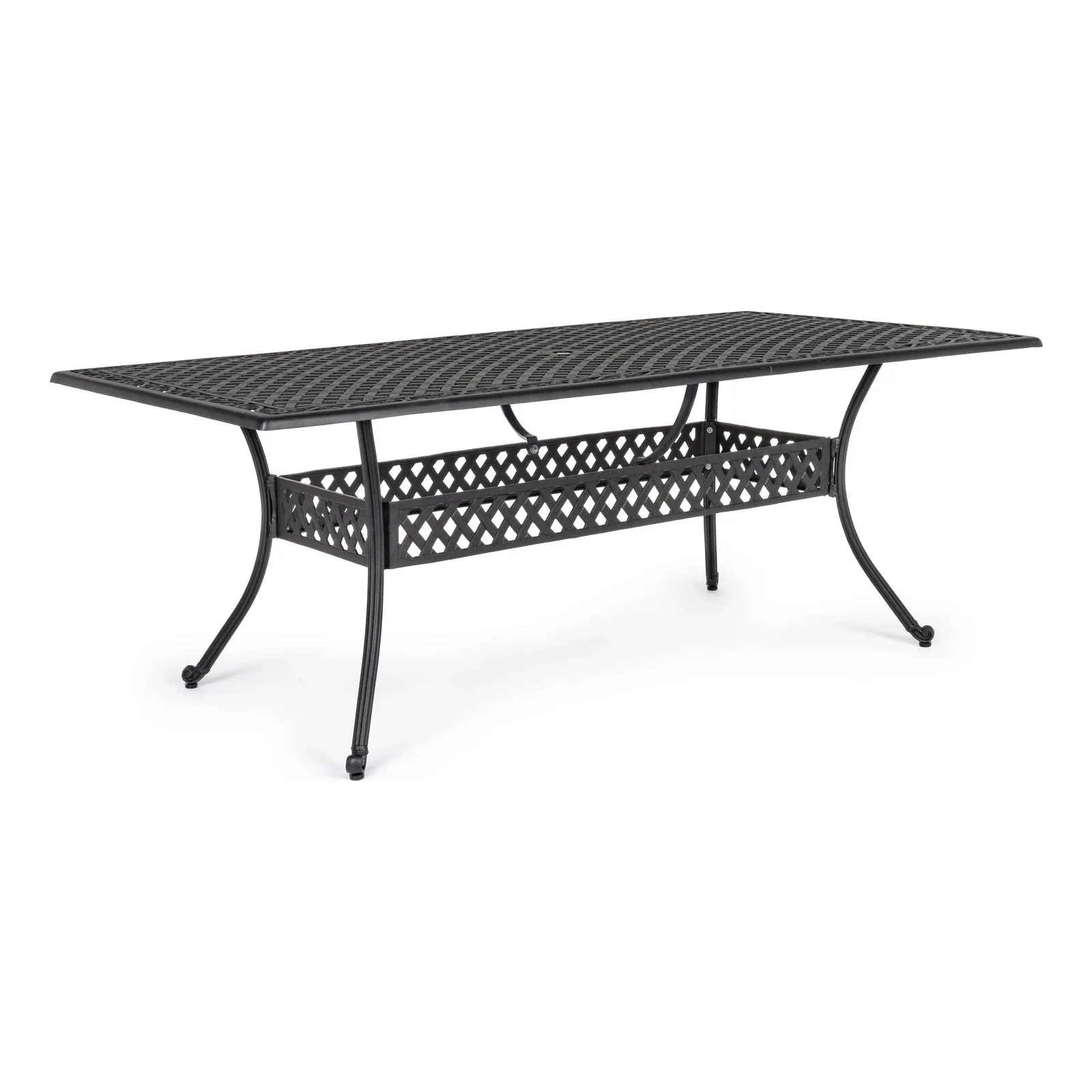 Ivrea Tisch rechteckig mit Charcoal 213x107 cm