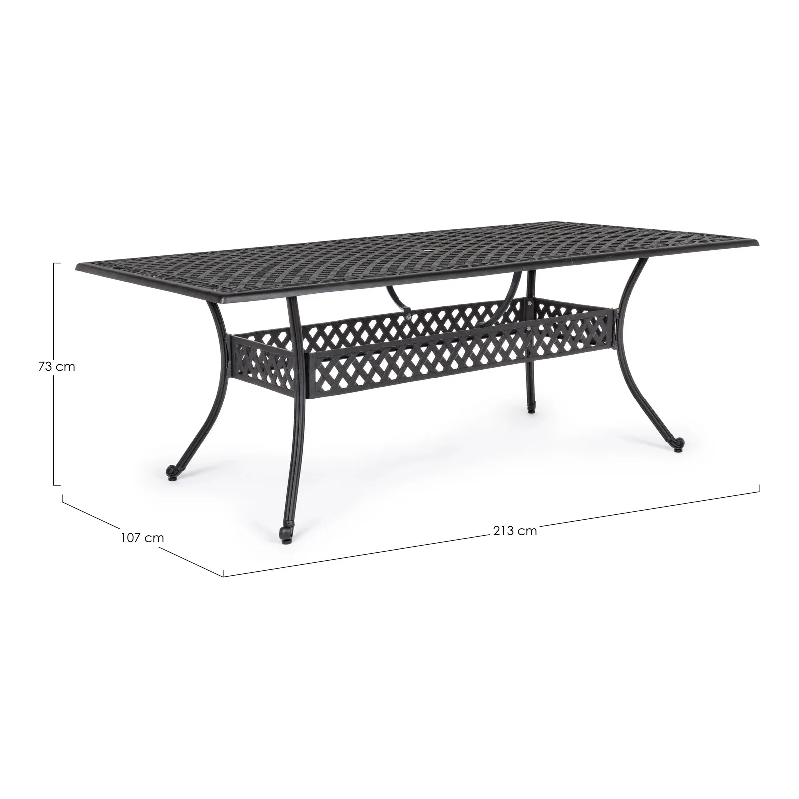 Ivrea Tisch rechteckig mit Charcoal 213x107 cm - Image 3