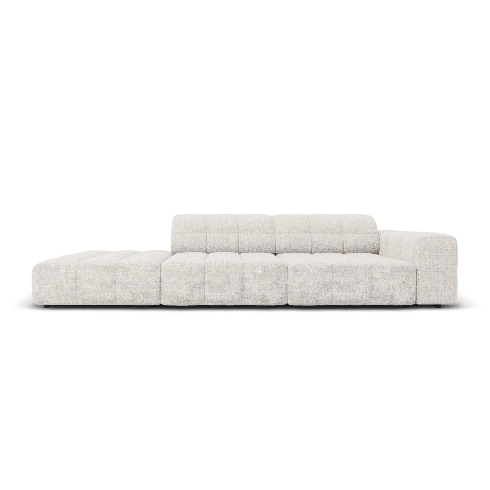 Jennifer 3-Sitzer Ecksofa, Linke Seite offen, mit Bezug aus Samt oder Chenille, 262x102 cm - Image 25