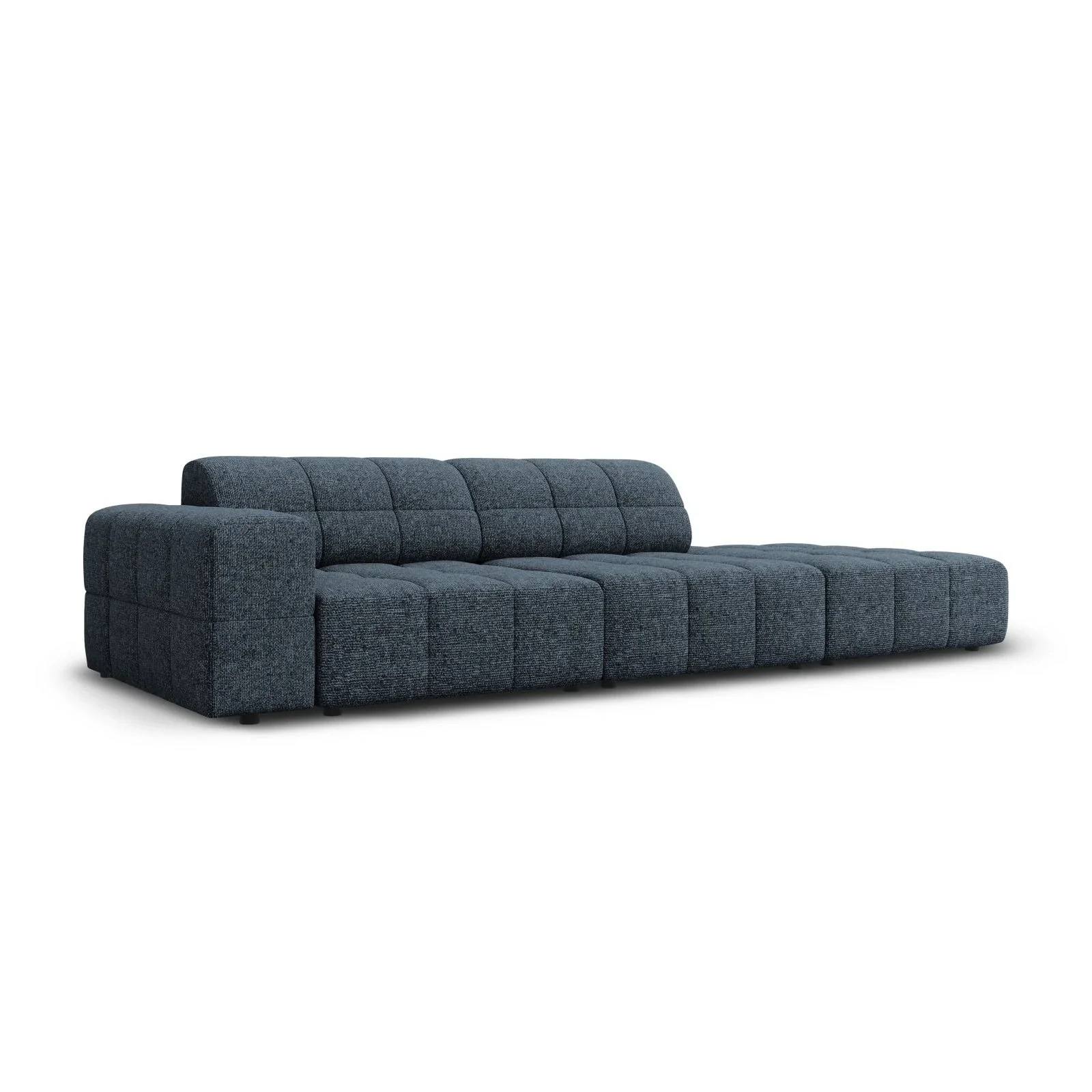 Jennifer 3-Sitzer Ecksofa, Rechte Seite offen, mit Bezug aus Samt oder Chenille, 262x102 cm - Image 20