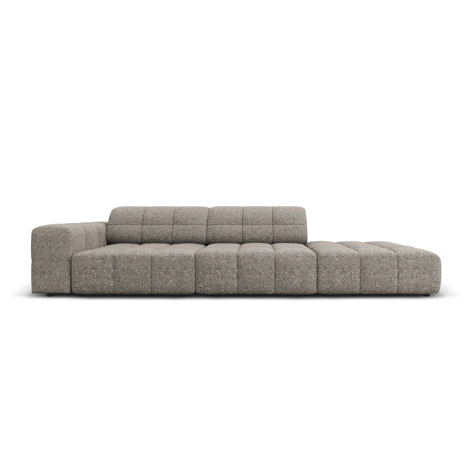 Jennifer 3-Sitzer Ecksofa, Rechte Seite offen, mit Bezug aus Samt oder Chenille, 262x102 cm - Image 31