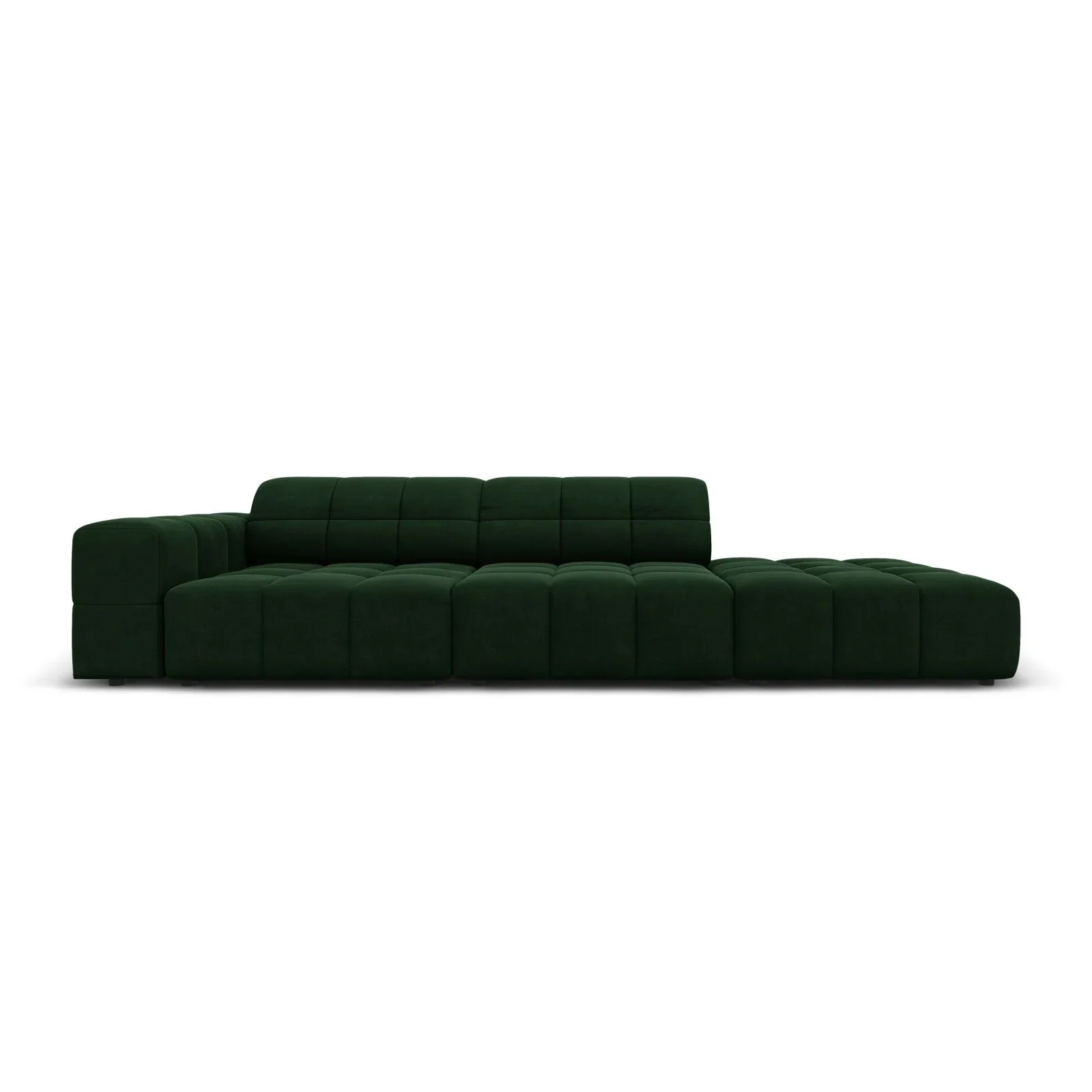 Jennifer 3-Sitzer Ecksofa, Rechte Seite offen, mit Bezug aus Samt oder Chenille, 262x102 cm - Image 55